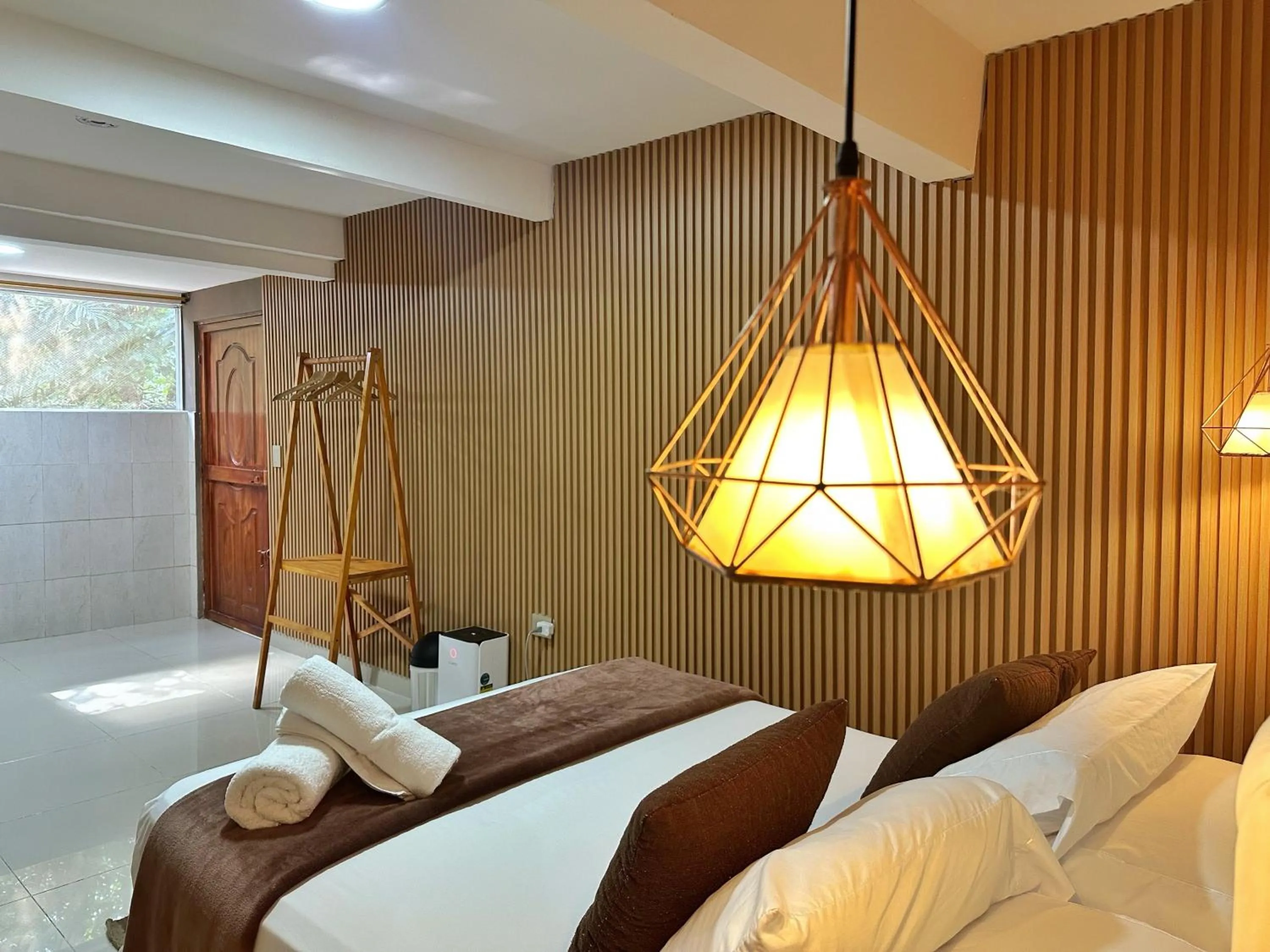 Bed in Hotel La Casablanca Tayrona