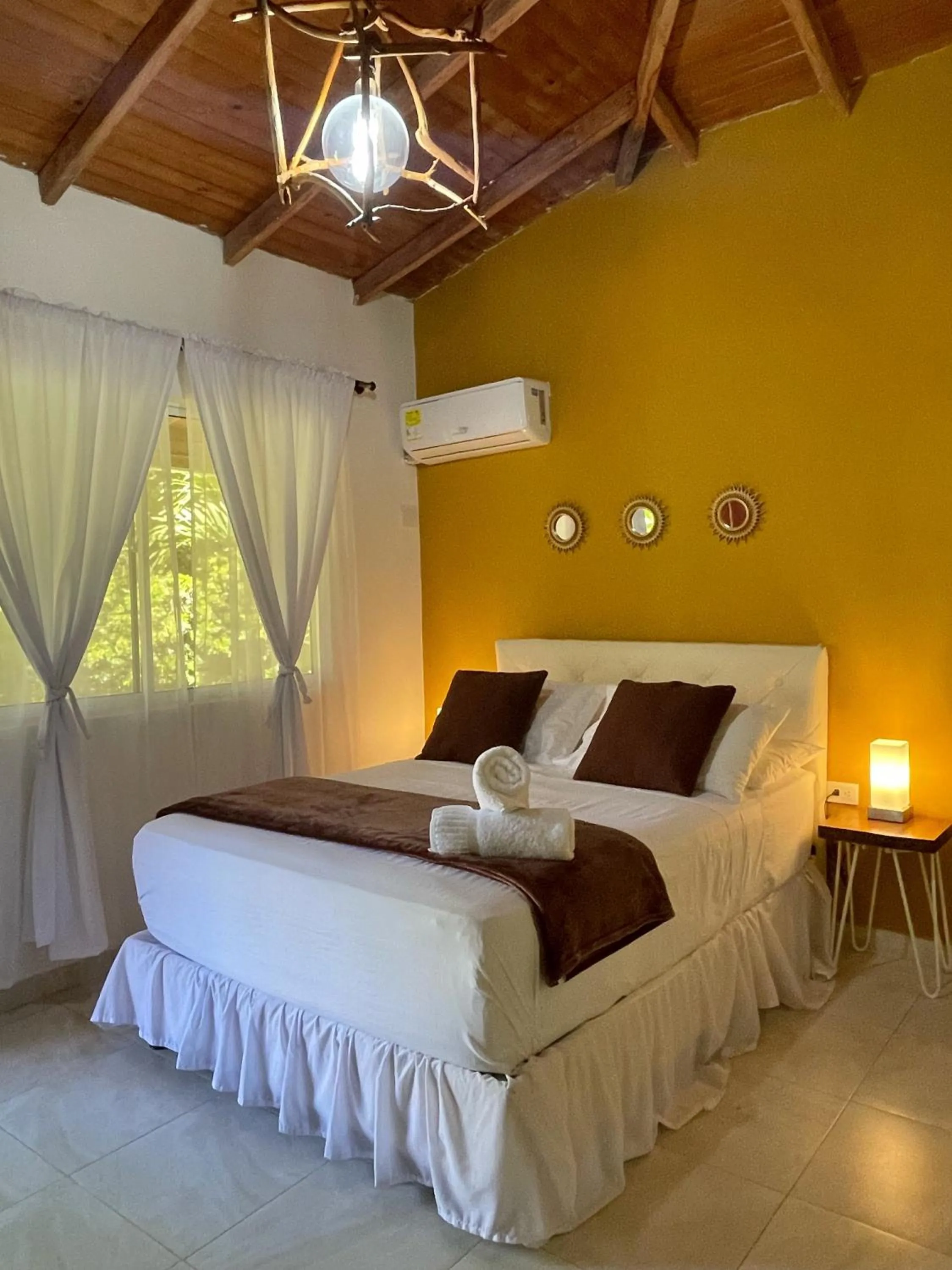 Bed in Hotel La Casablanca Tayrona