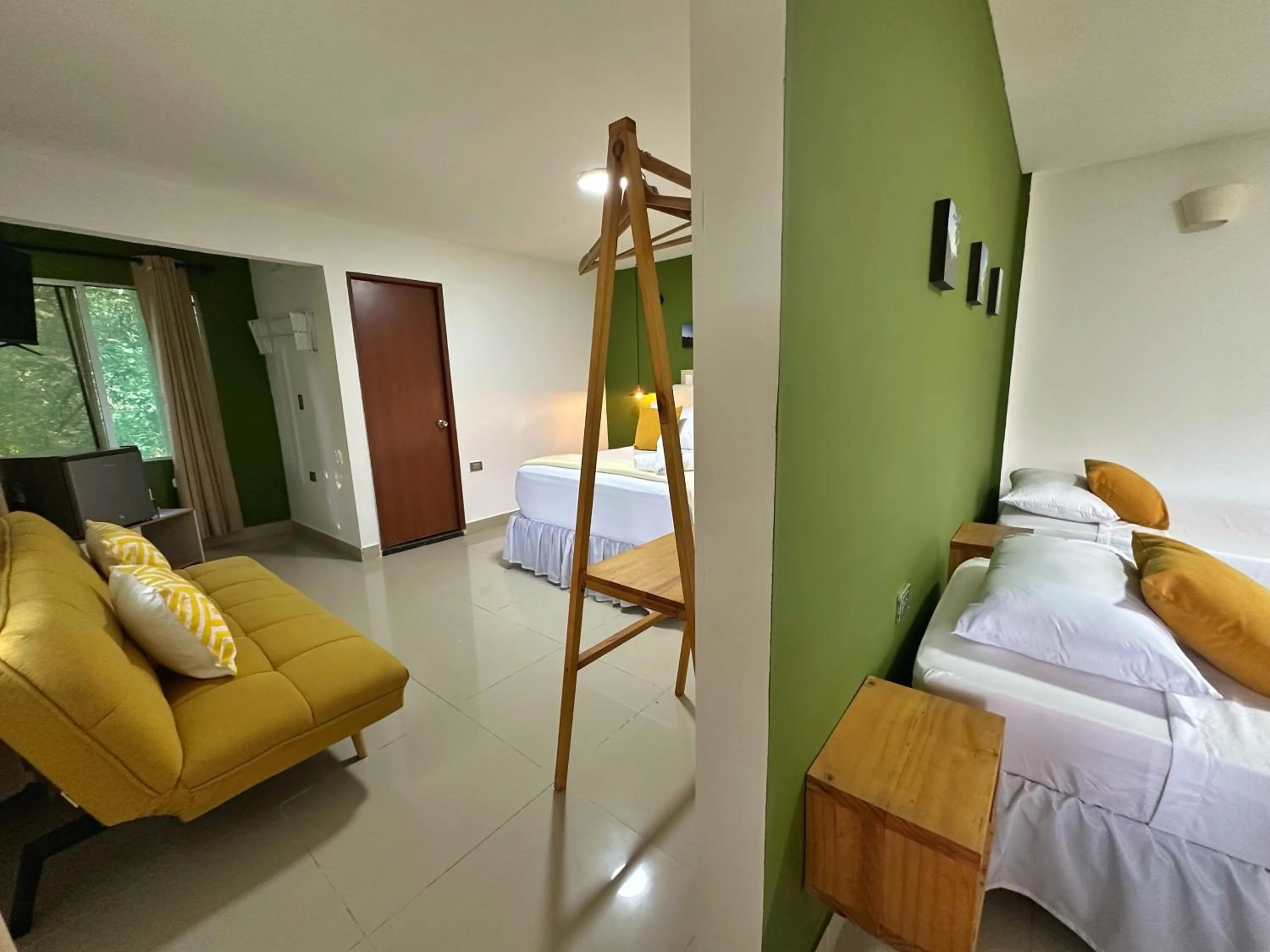 Bed in Hotel La Casablanca Tayrona