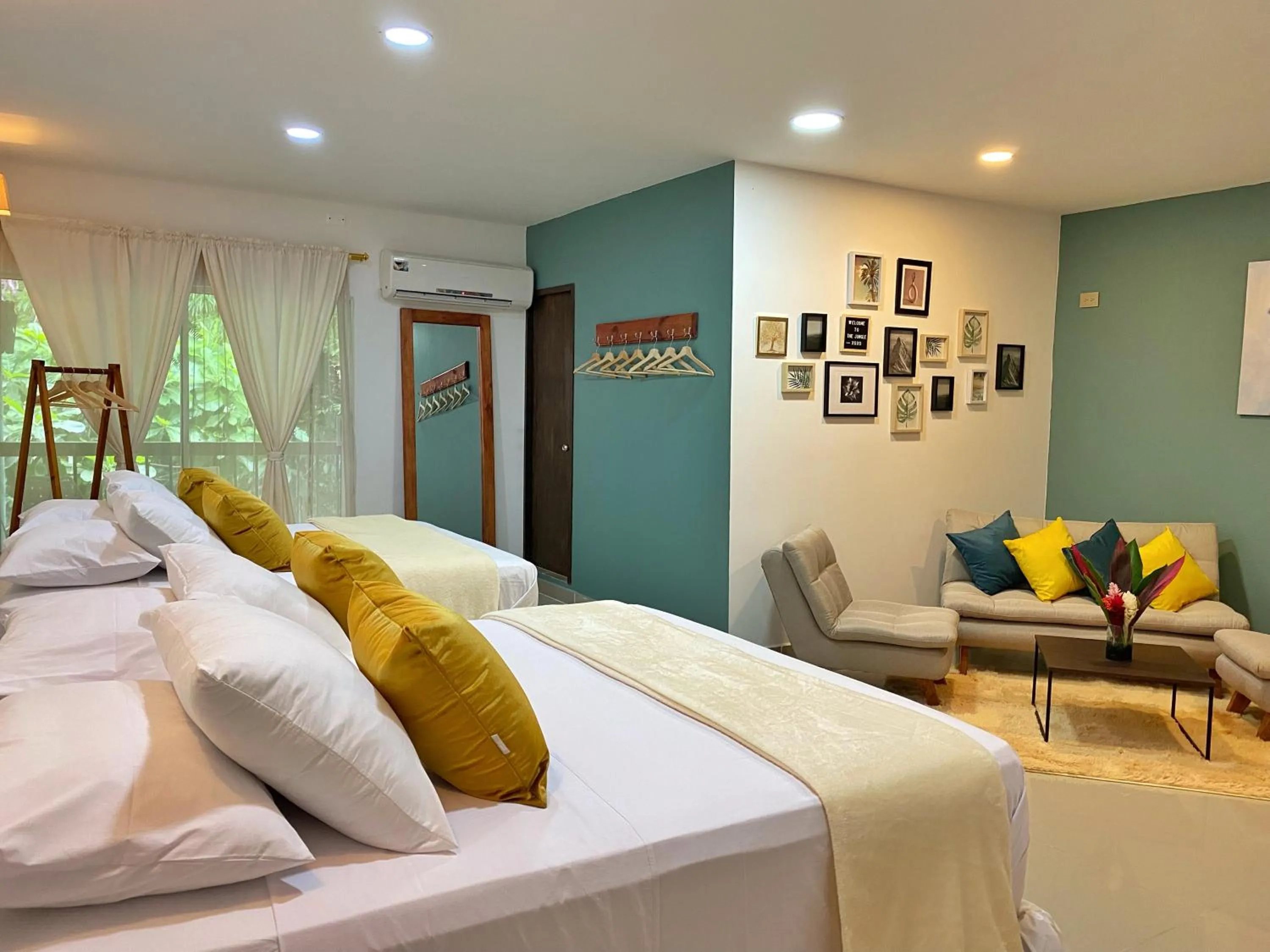 Bed in Hotel La Casablanca Tayrona