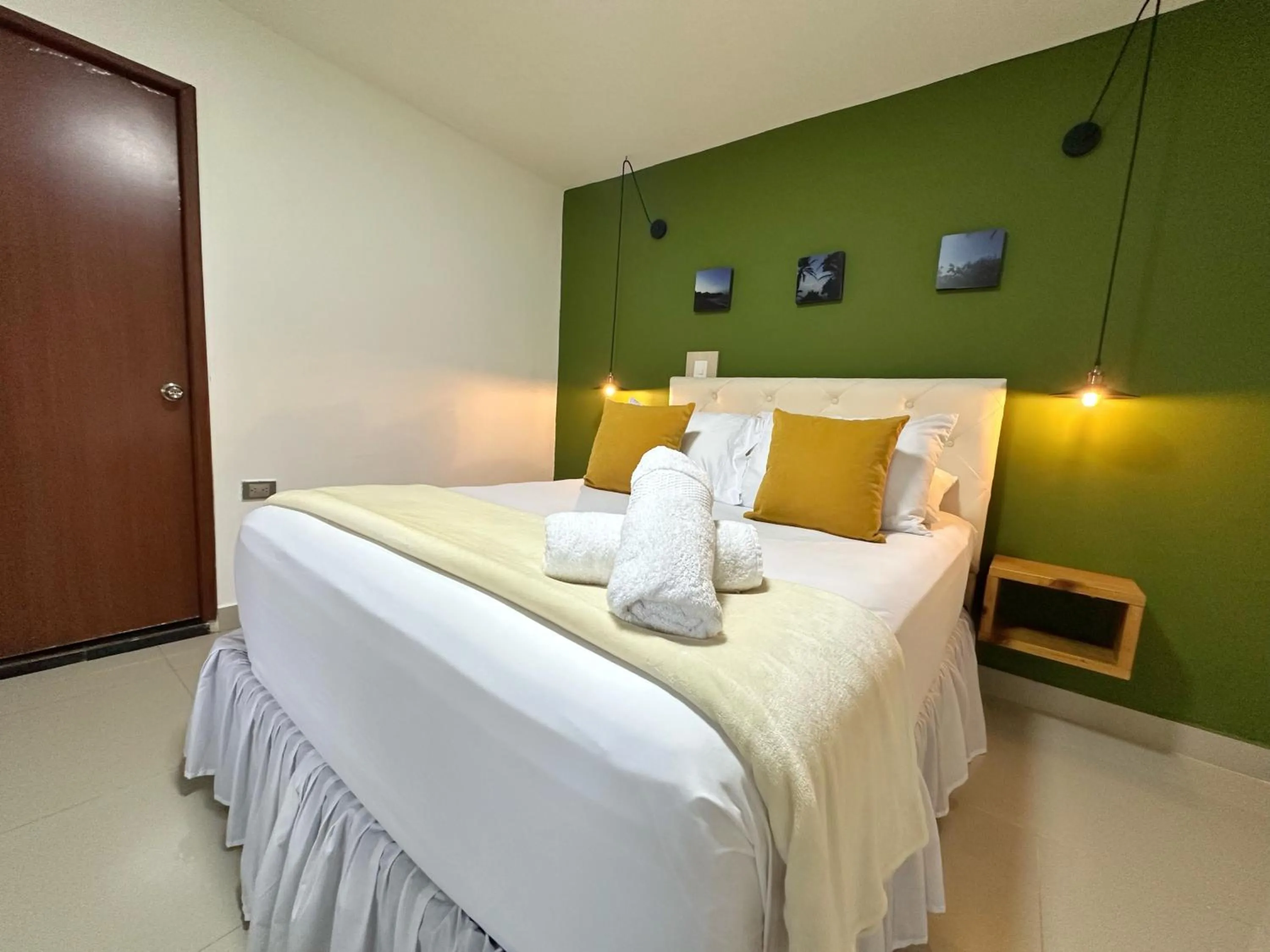 Bed in Hotel La Casablanca Tayrona