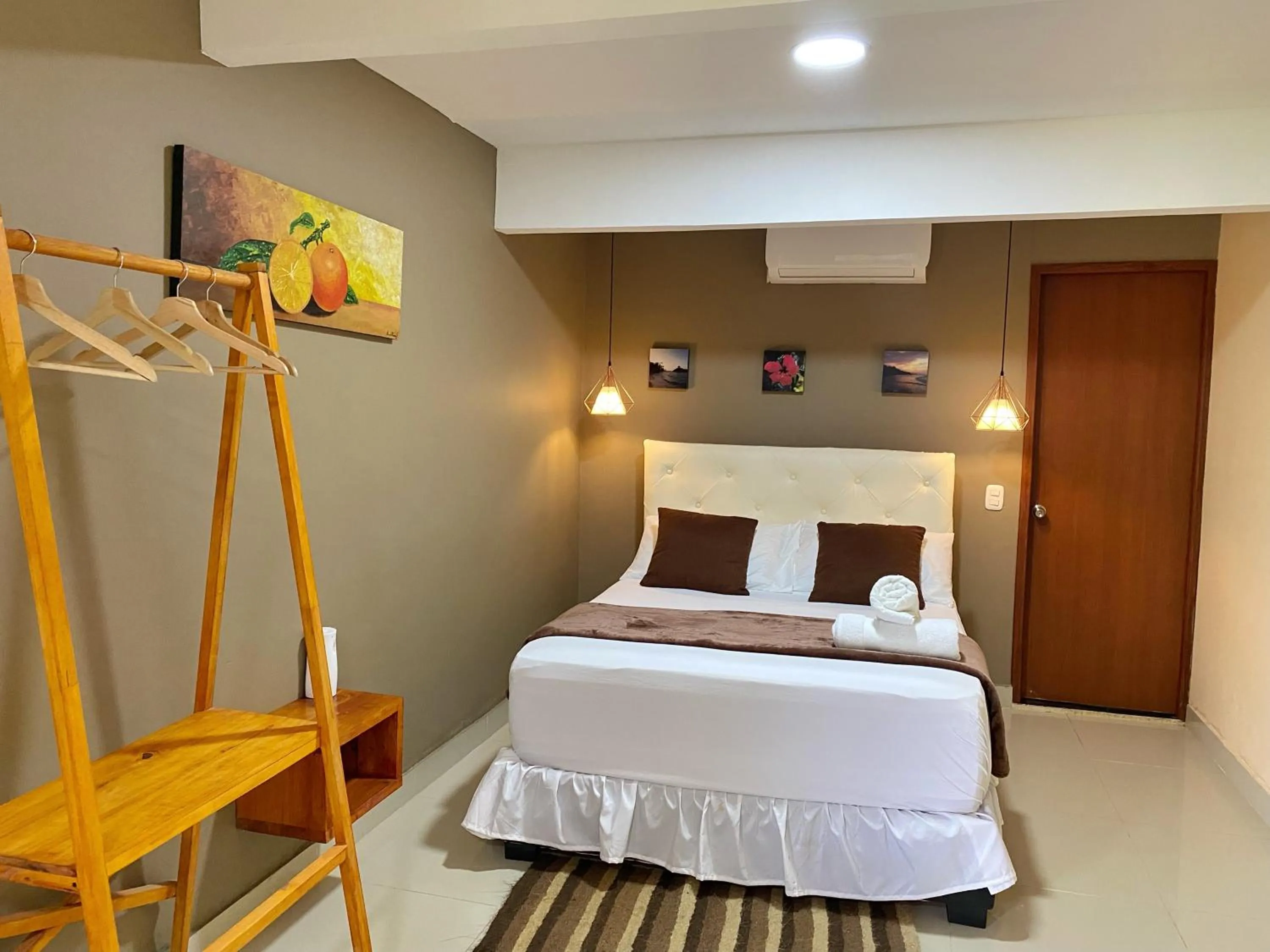 Bed in Hotel La Casablanca Tayrona