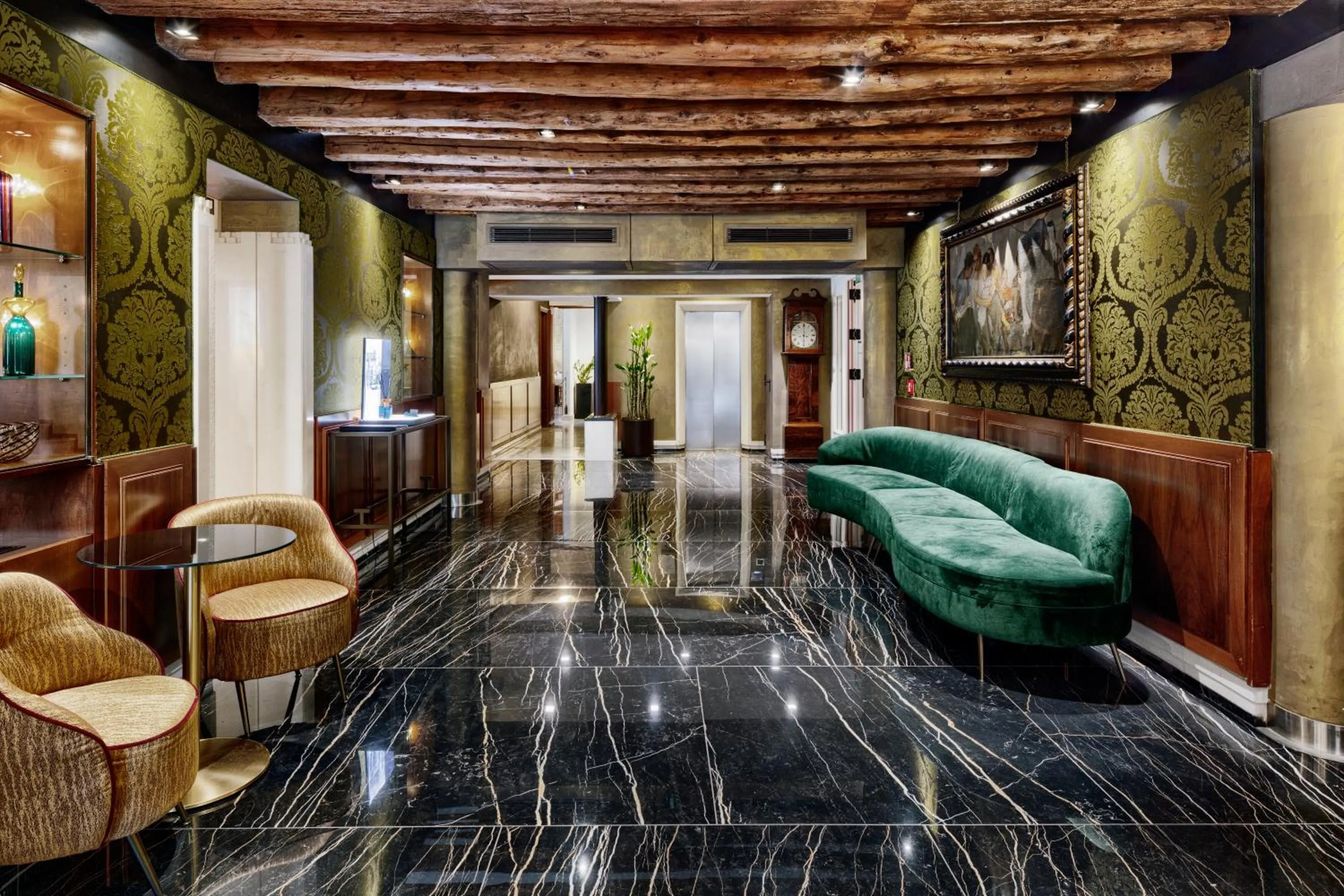 Lobby or reception in Hotel Bisanzio