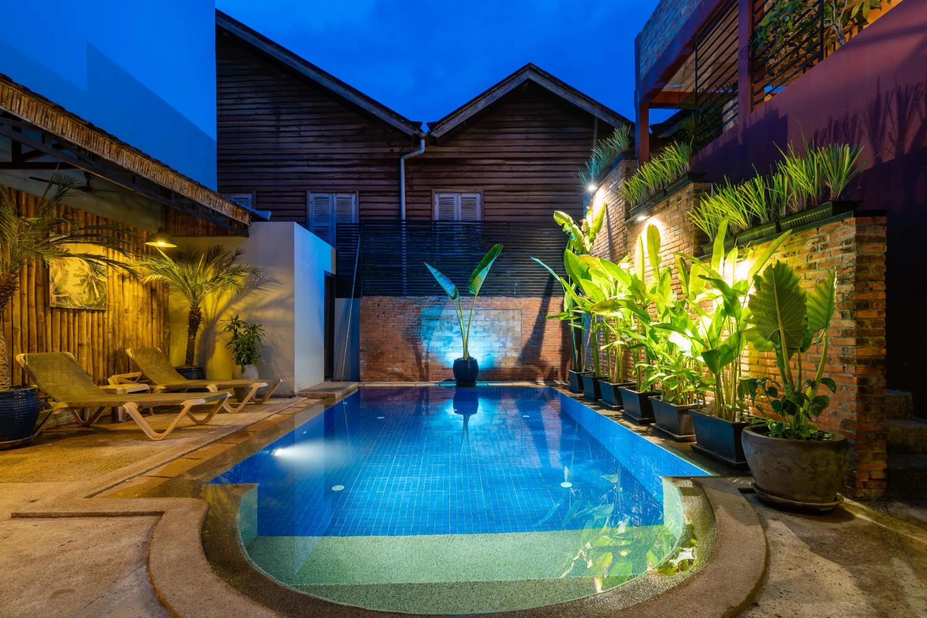 Swimming pool in Villa D Riverside Boutique Hotel