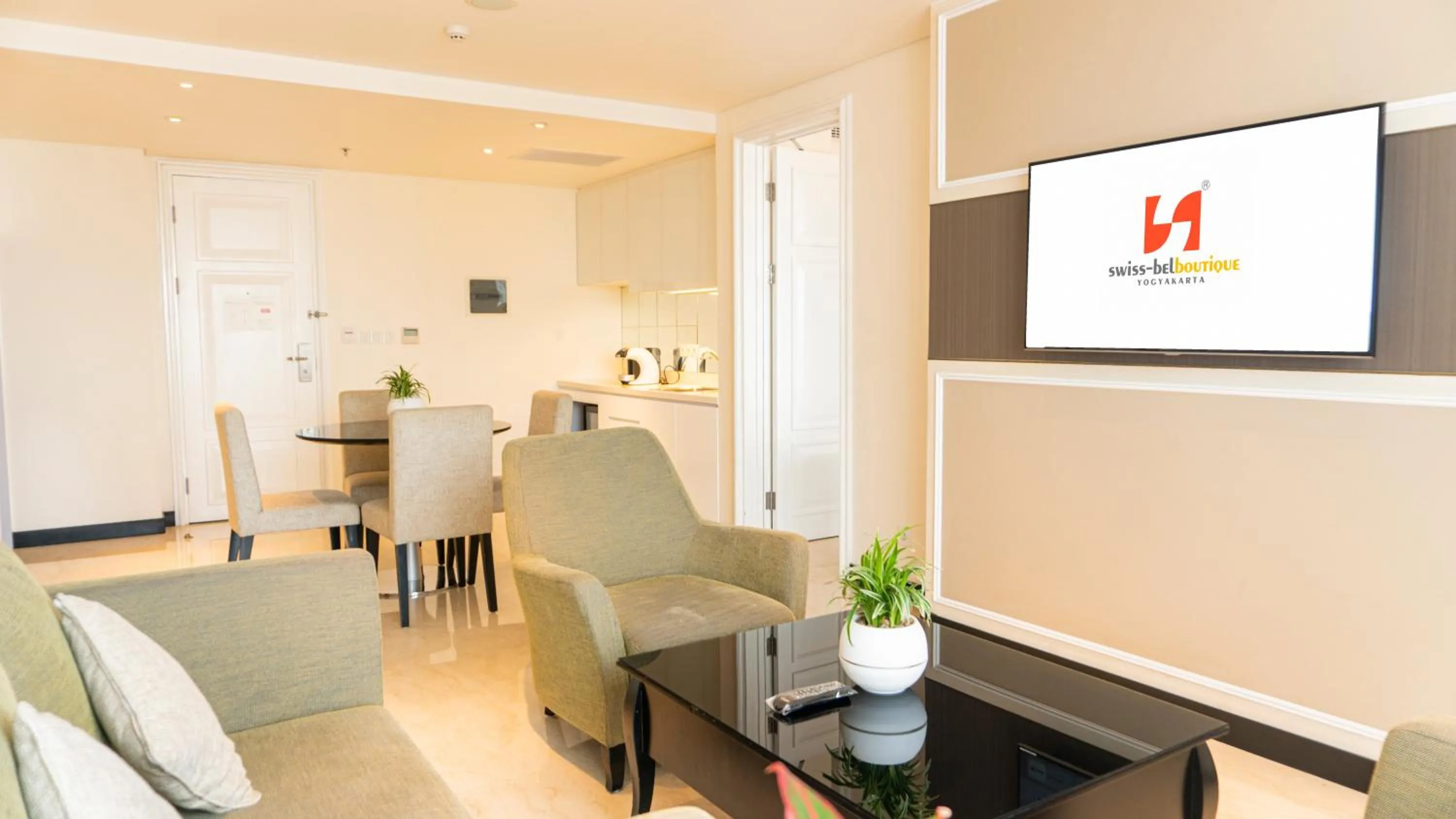 Living room in Swiss-Belboutique Yogyakarta