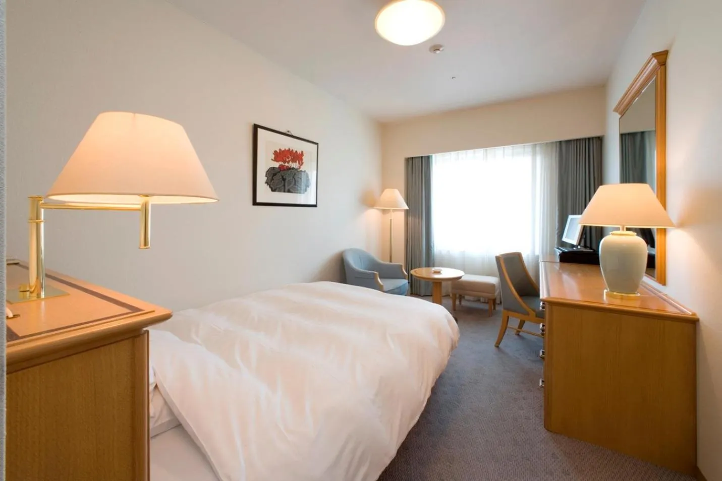 Bed in Hotel Hamatsu