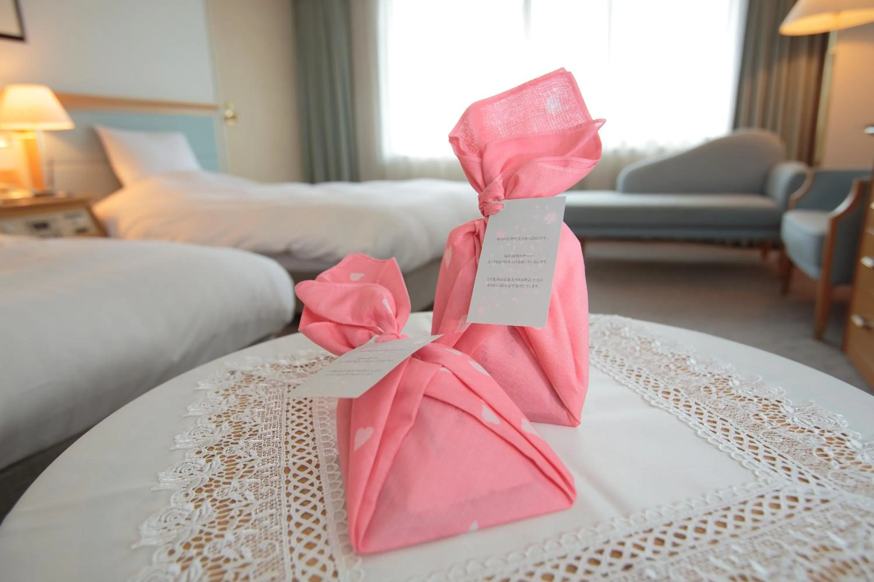 Bed in Hotel Hamatsu