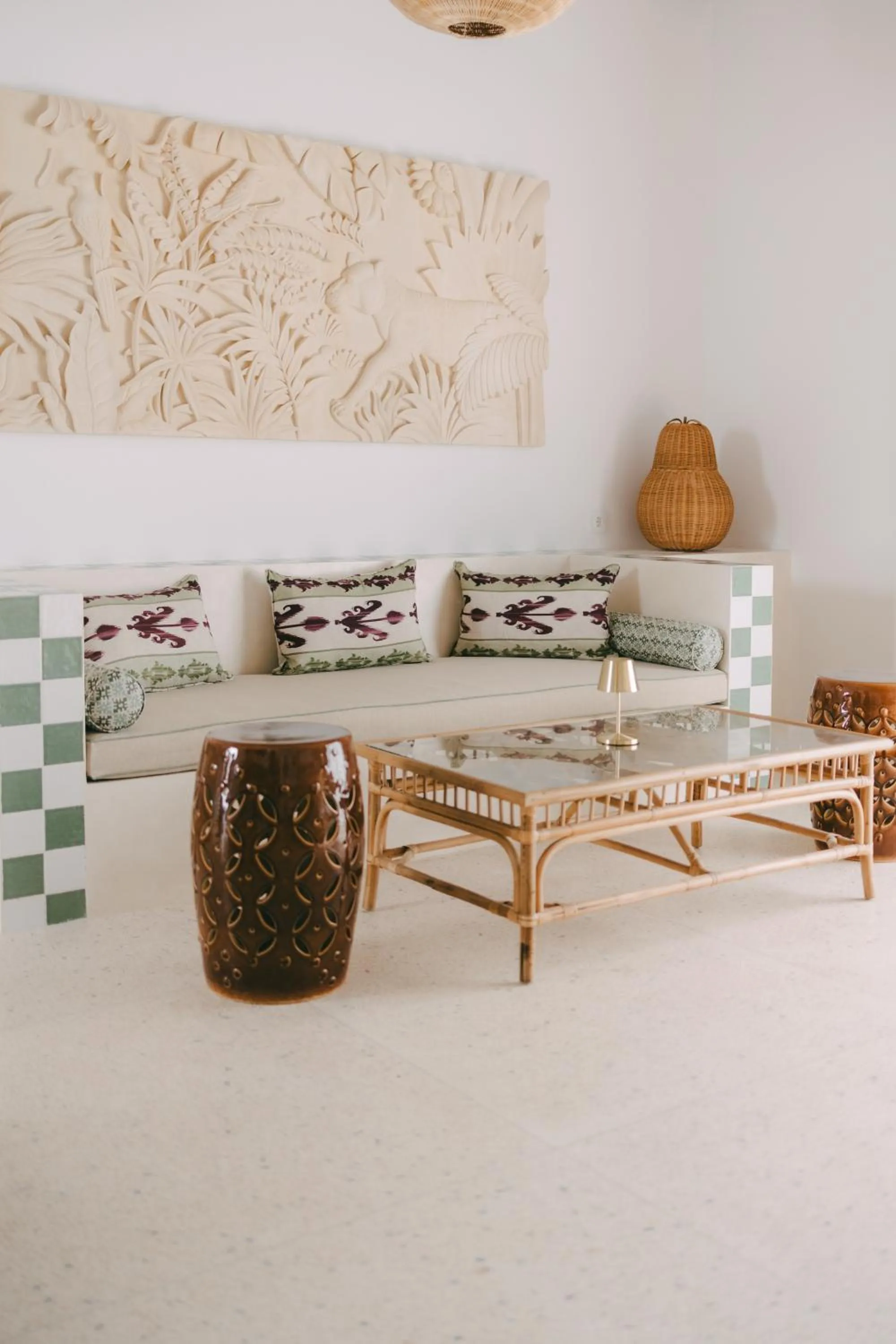 Living room in Calma Ubud Suite & Villas - Rice Fields View, Infinity Pool !