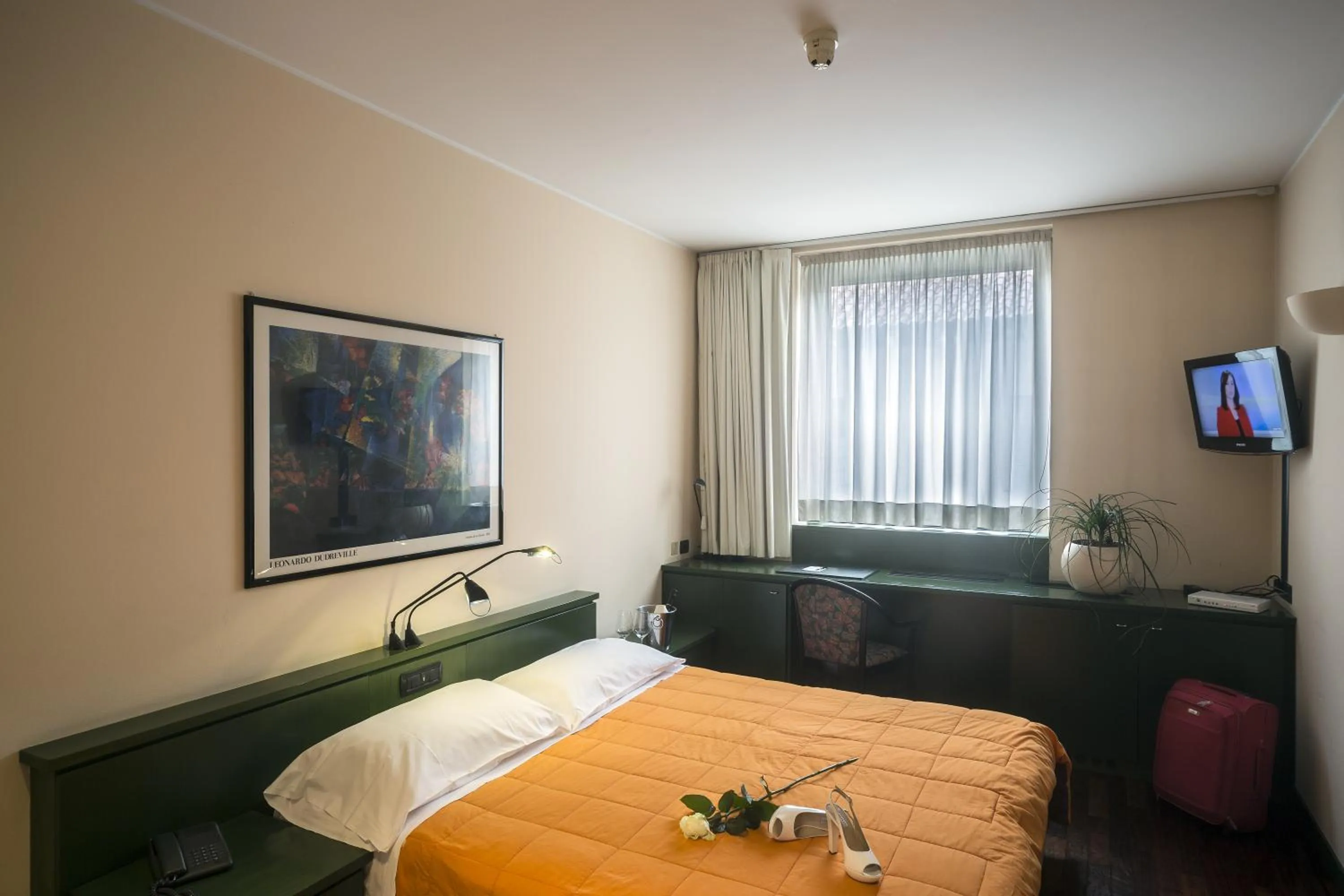 Bedroom, Bed in Hotel Del Riale