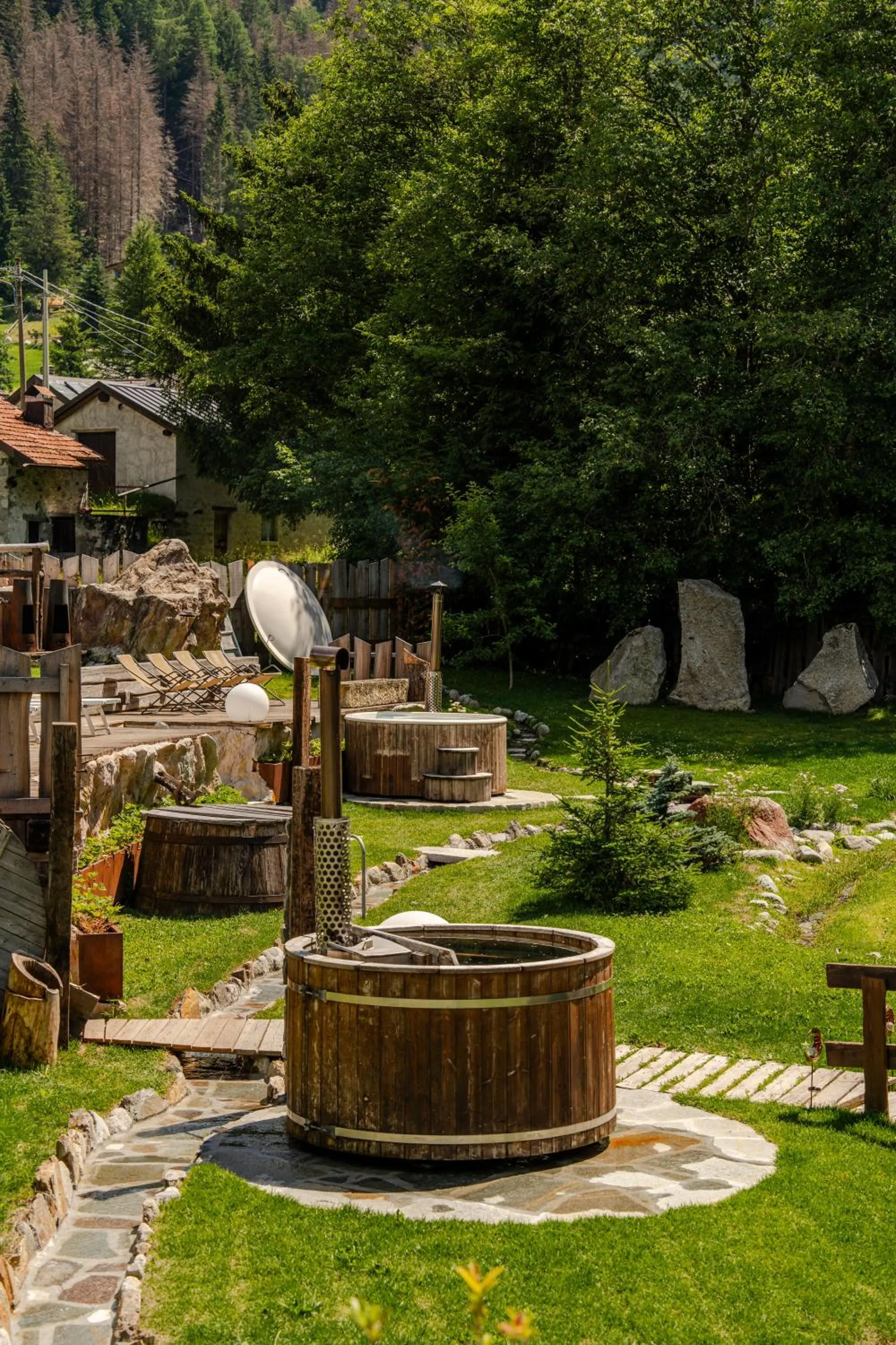 Garden view in La Tana dell'orso Hotel & SPA