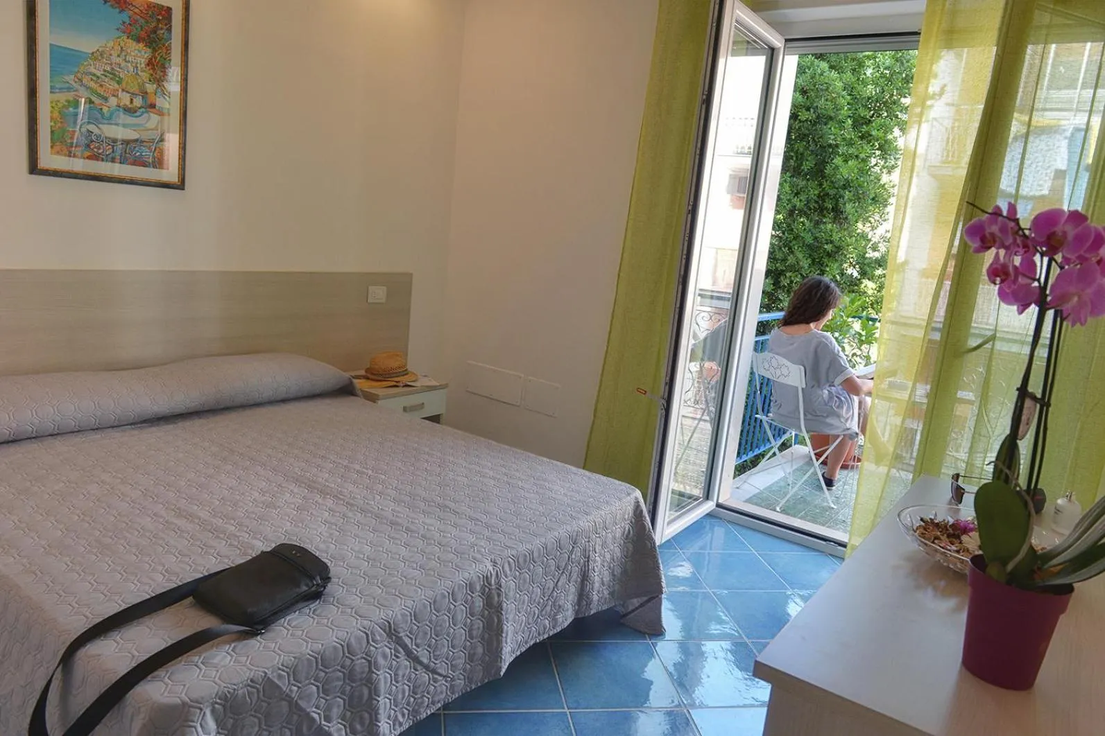 Balcony/Terrace, Bed in Acquamarine Maiori Amalfi Coast