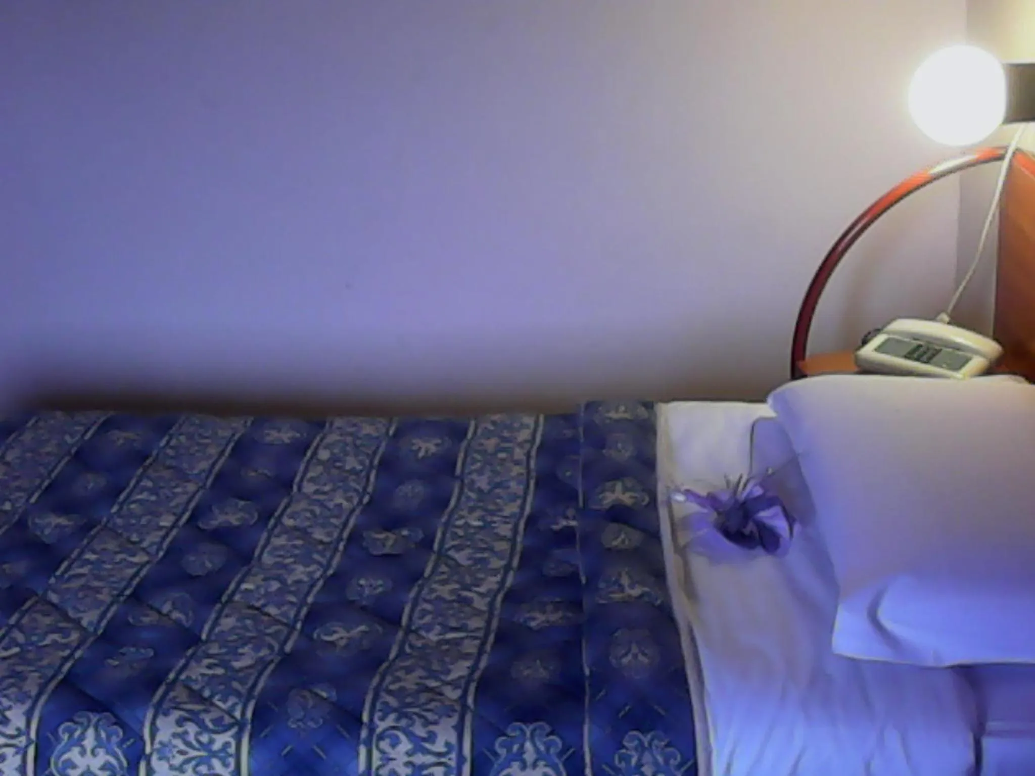 Decorative detail, Bed in Hotel La Fonte