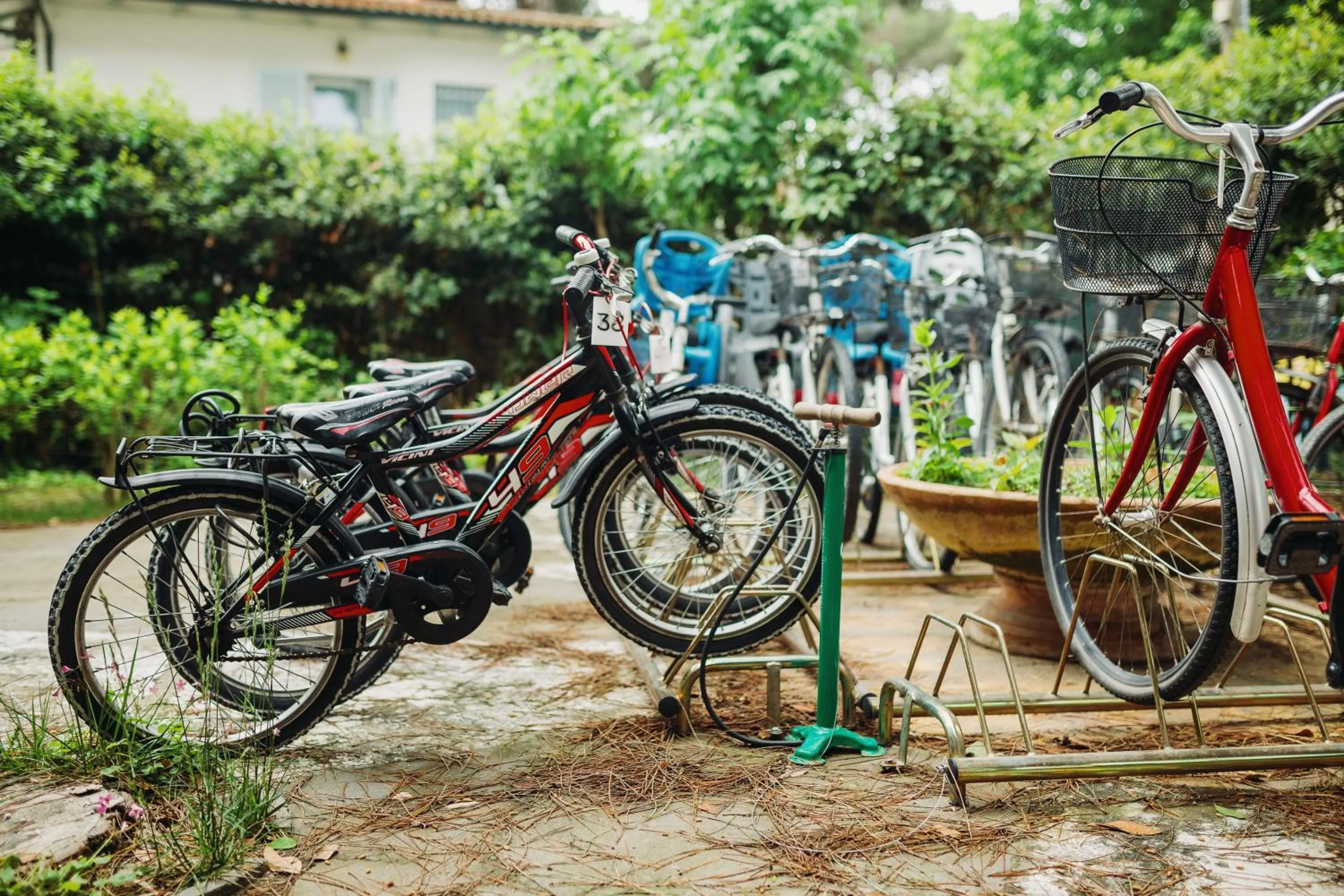 Cycling in Hotel Columbia