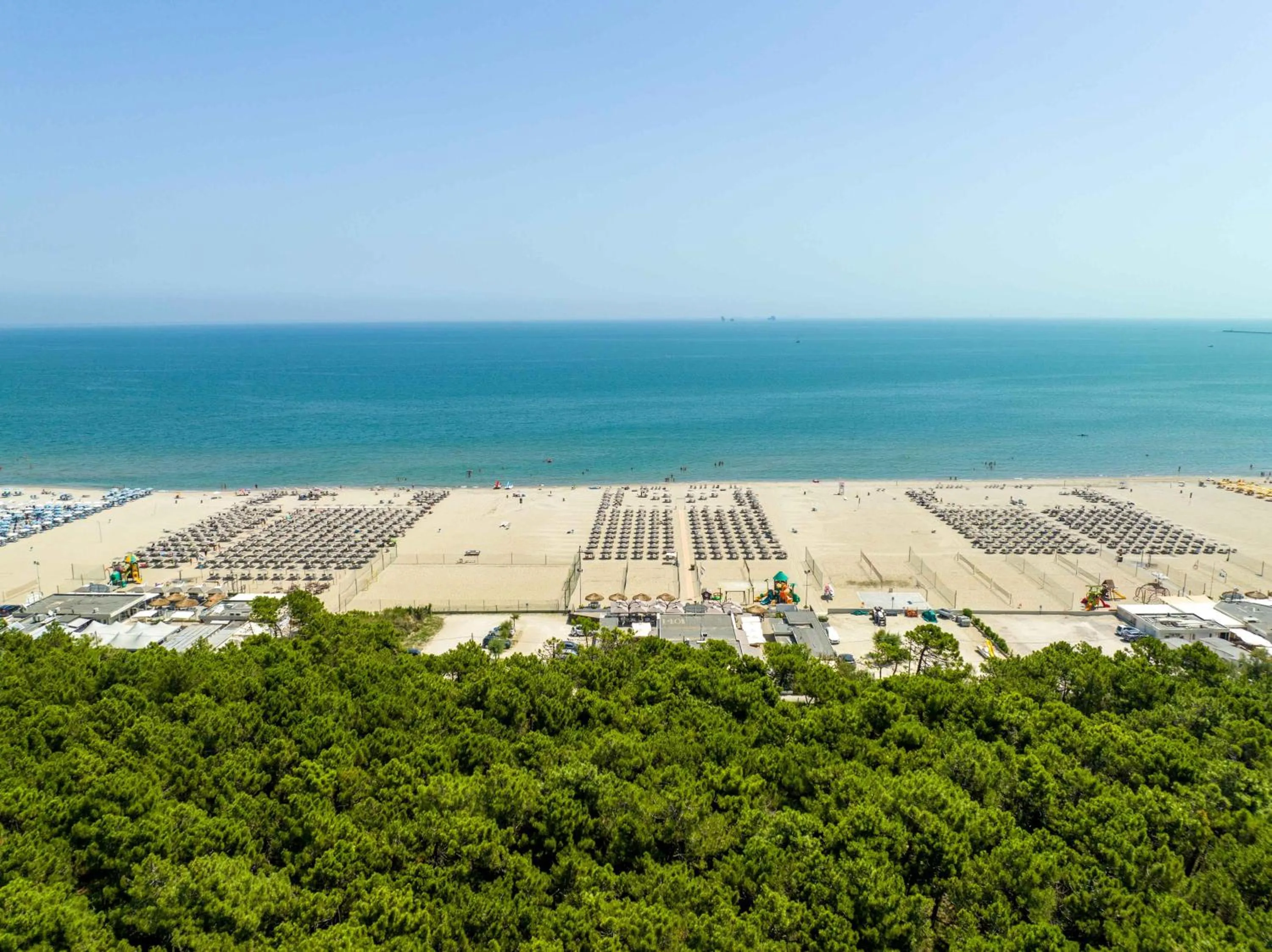 Beach in Hotel Columbia