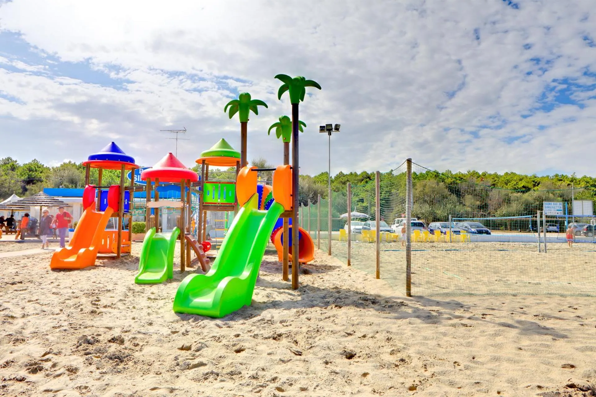 Beach in Hotel Columbia