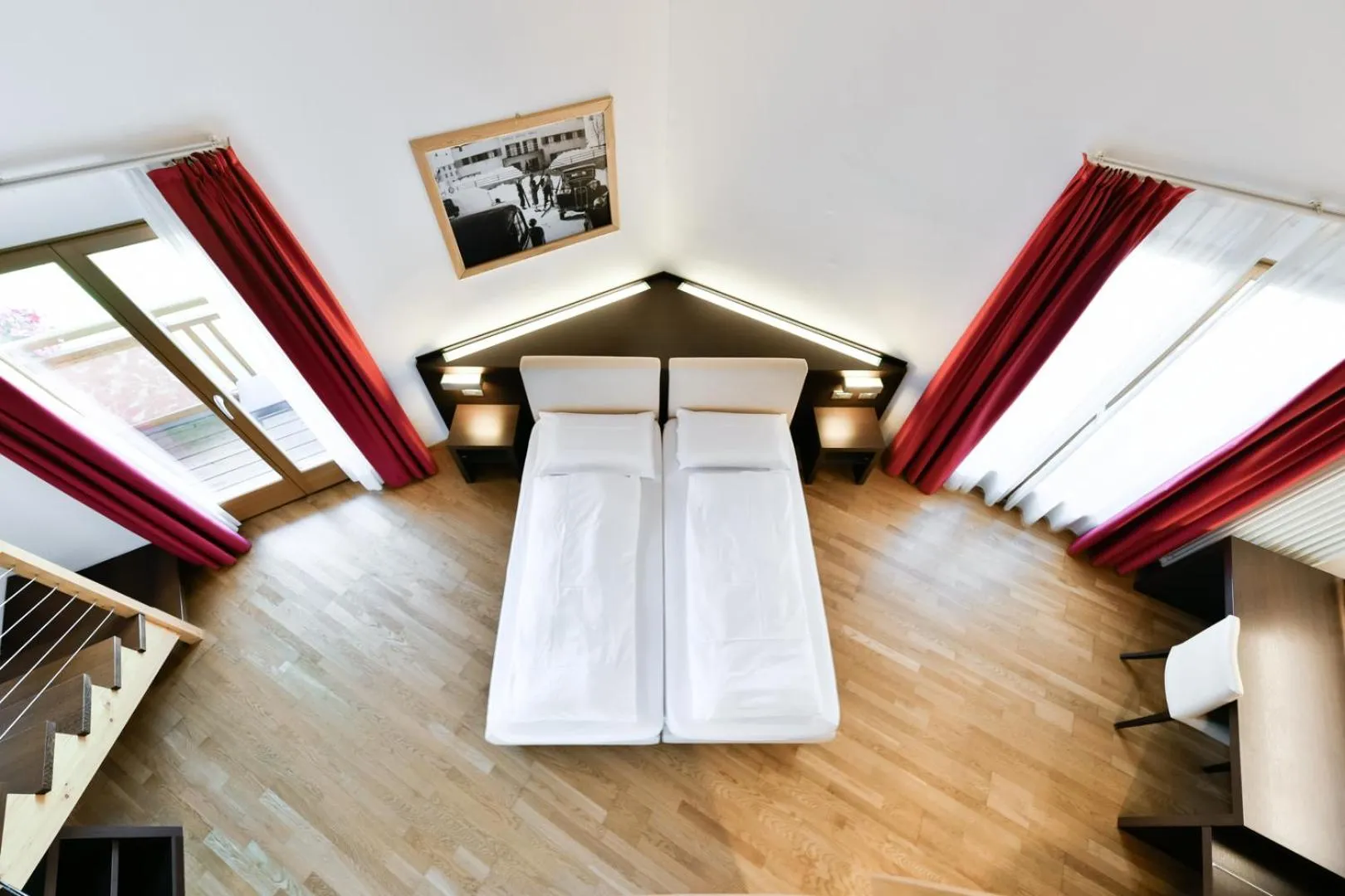 Bed in Hotel Montana