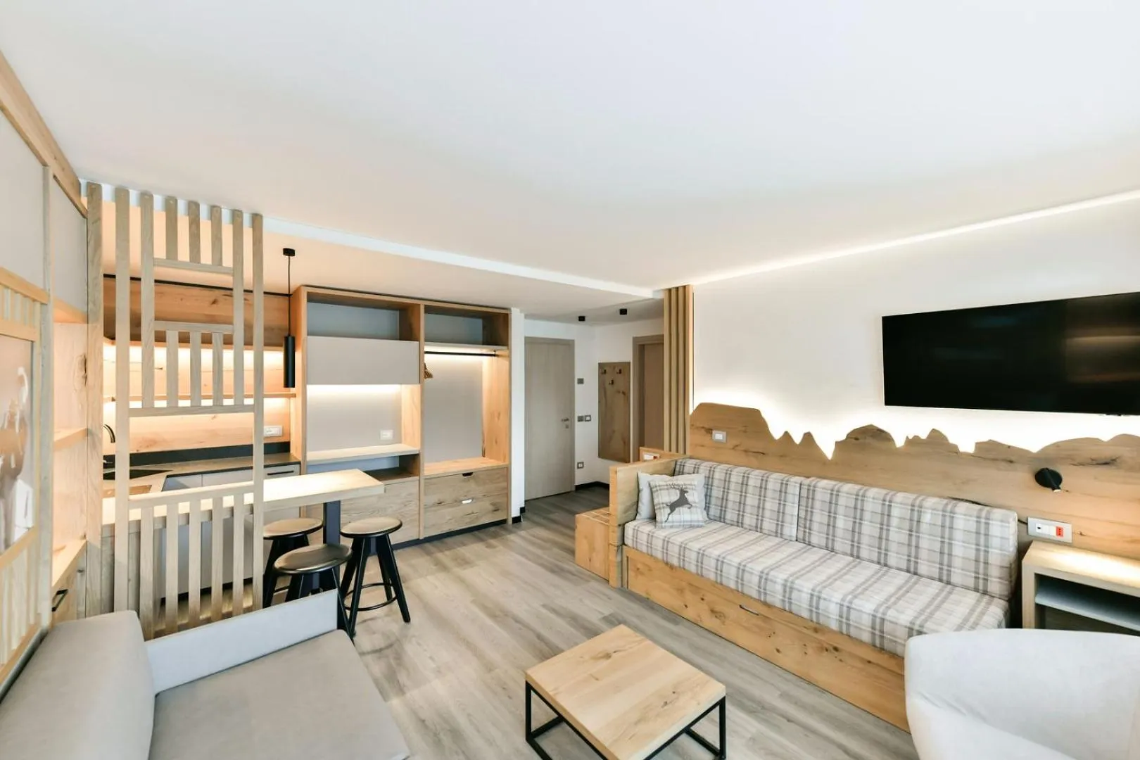 Living room in Hotel Montana