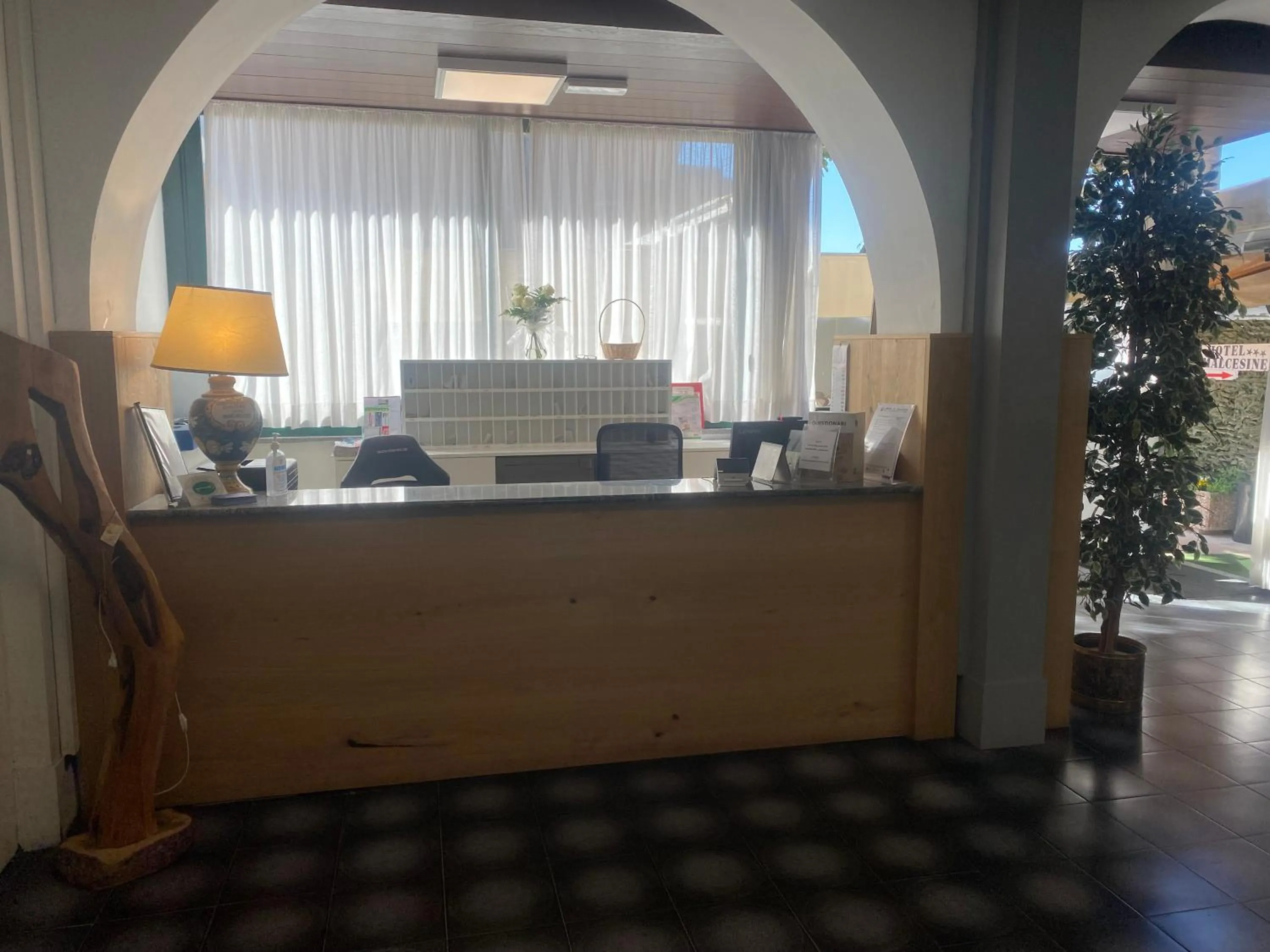 Lobby or reception in Hotel Malcesine