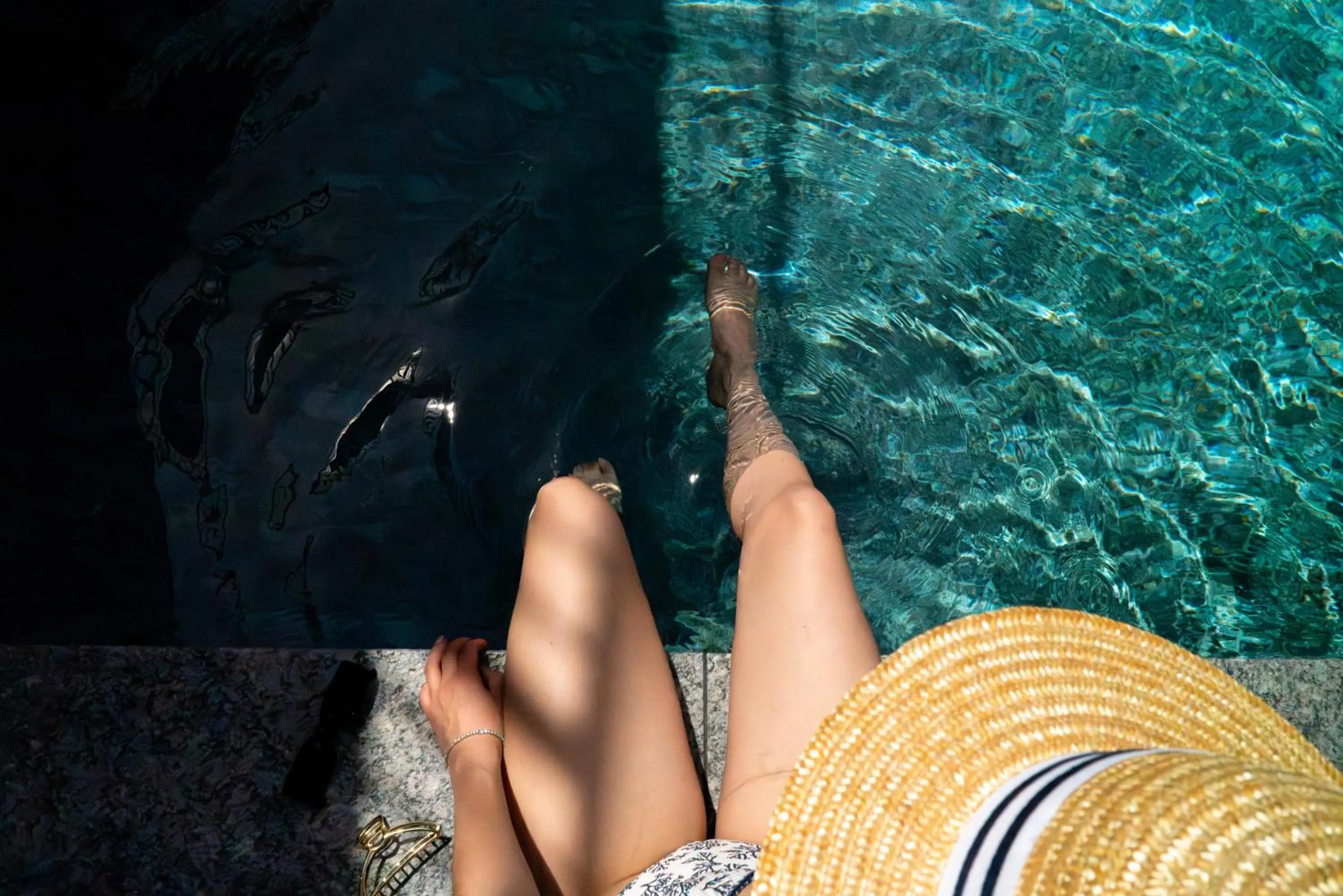 Swimming pool in Hotel Bad Fallenbach
