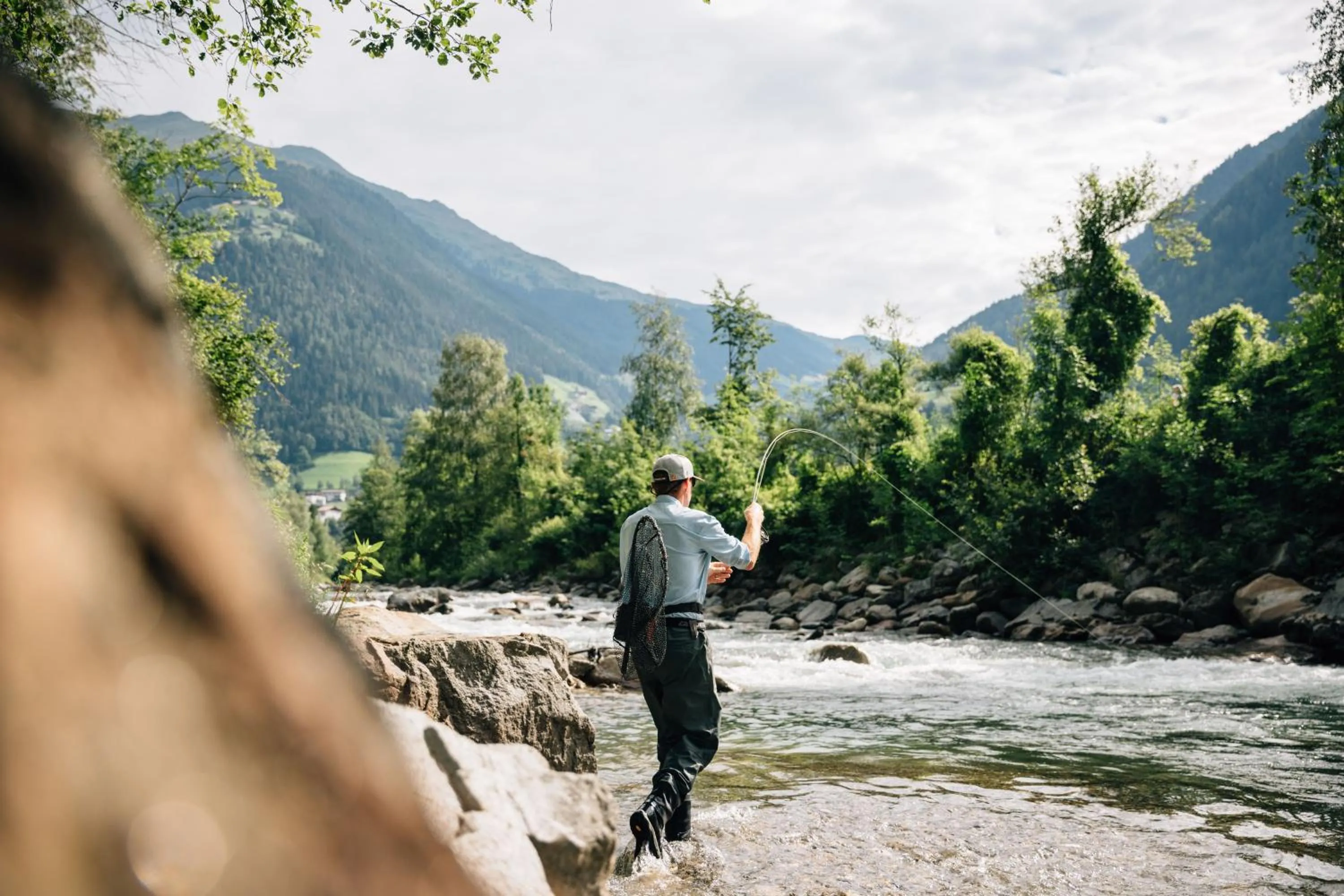 Fishing in Hotel Bad Fallenbach