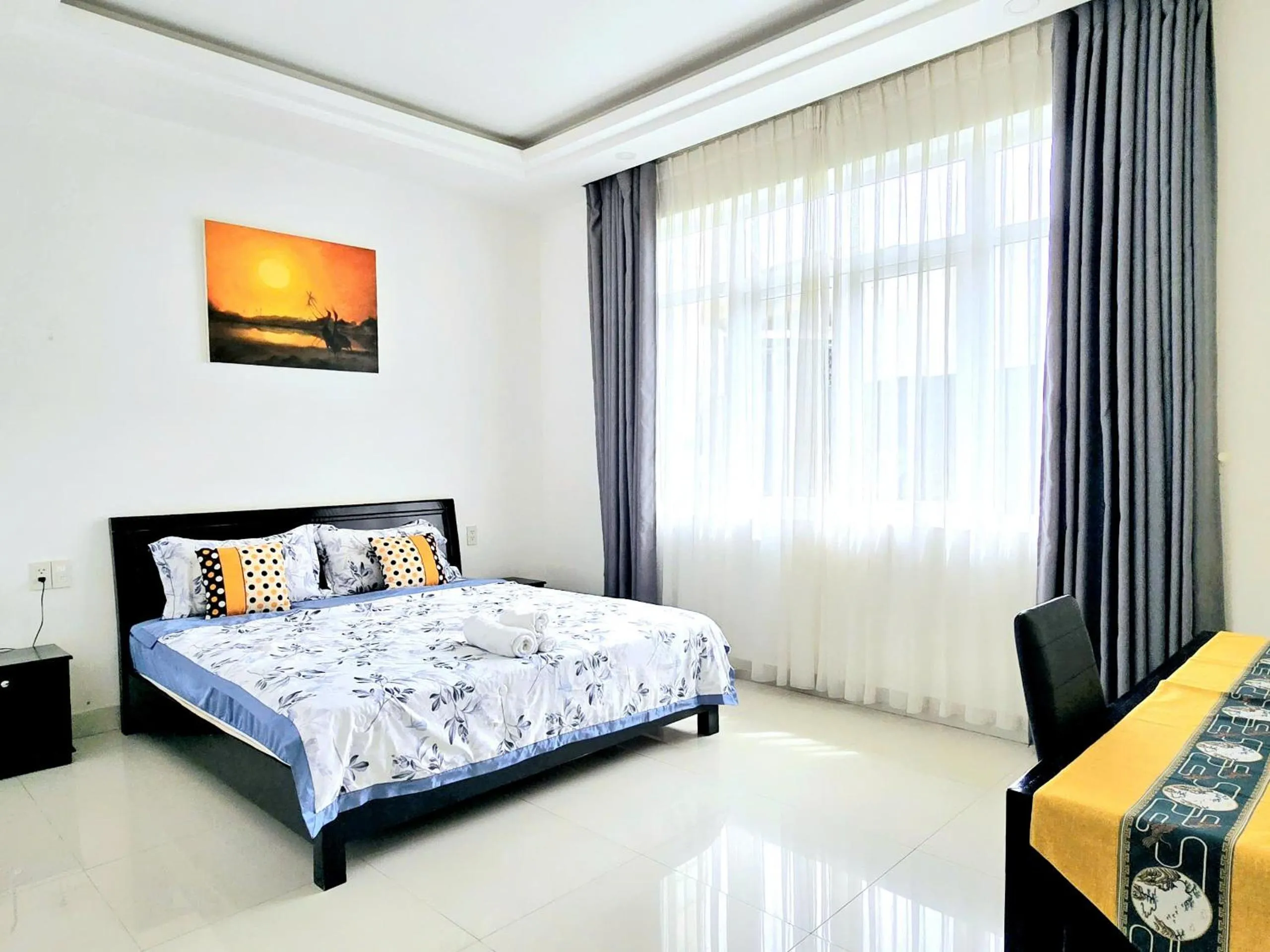 Bedroom, Bed in Flamingo Villa Homestay - Big Rooms with Balcony - Close to Hoi An Old Town 200m & Temple Bridge - Large Outside Pool for Sun Bathing