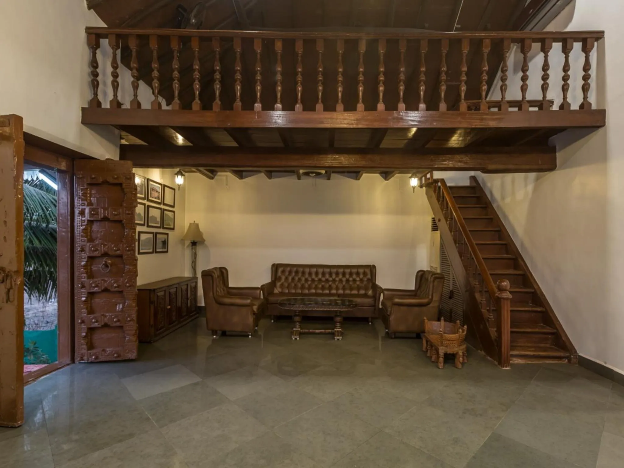 Living room in SaffronStays Salt Rim on the Beach, Korlai