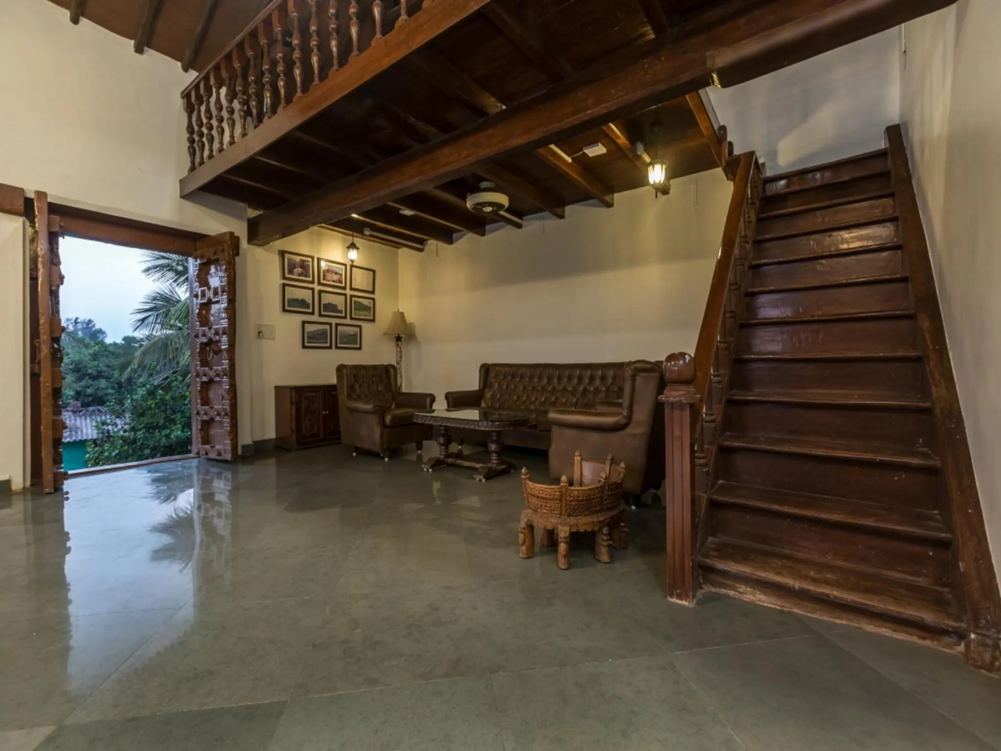 Living room in SaffronStays Salt Rim on the Beach, Korlai