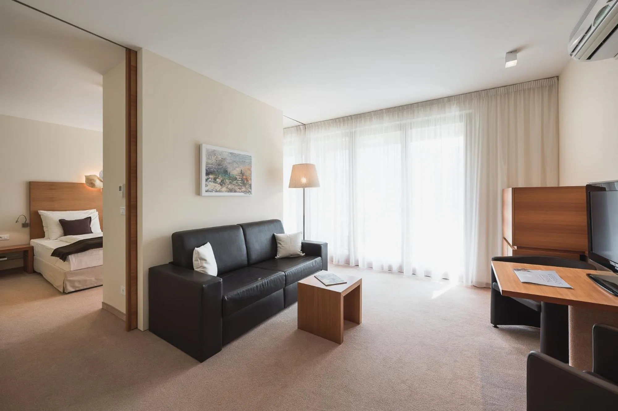 Living room, Bed in Hotel Wiesenhof