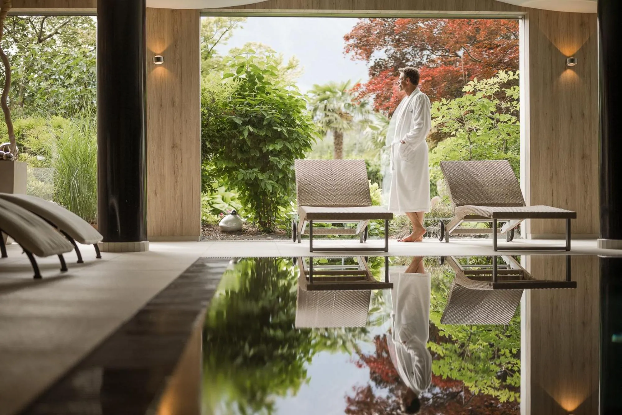 Swimming pool in Hotel Wiesenhof