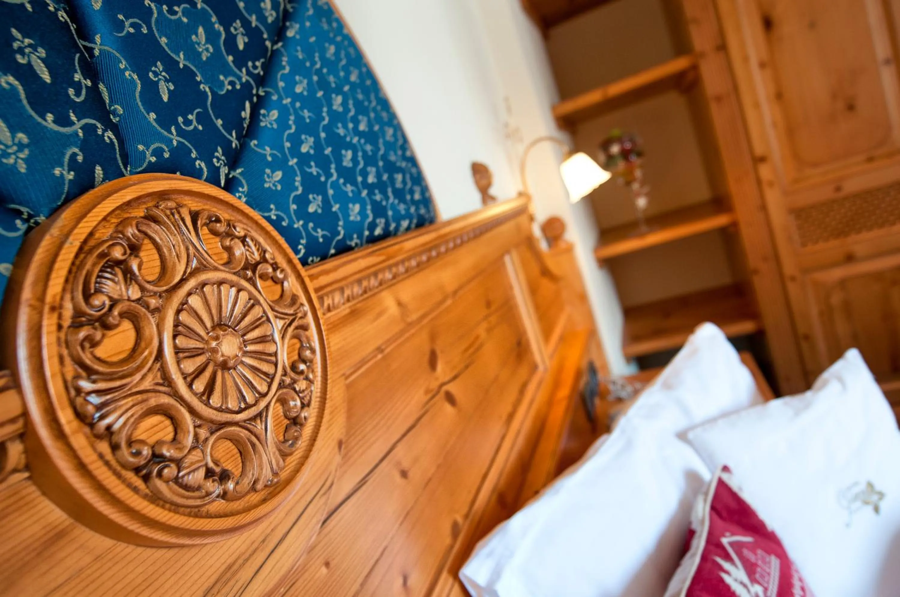 Decorative detail, Bed in Hotel Gianna