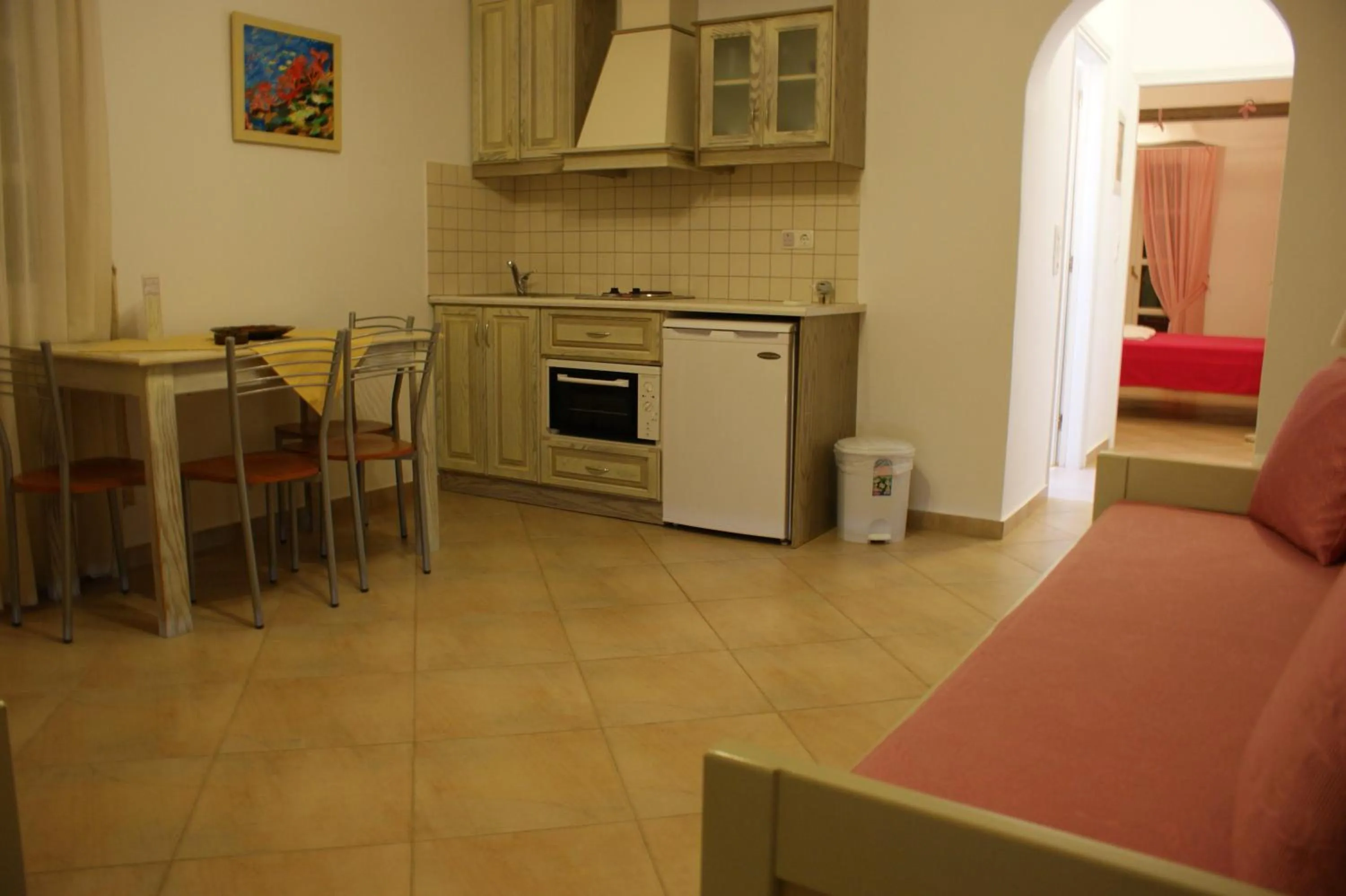 Kitchen or kitchenette in Annita's Village Hotel