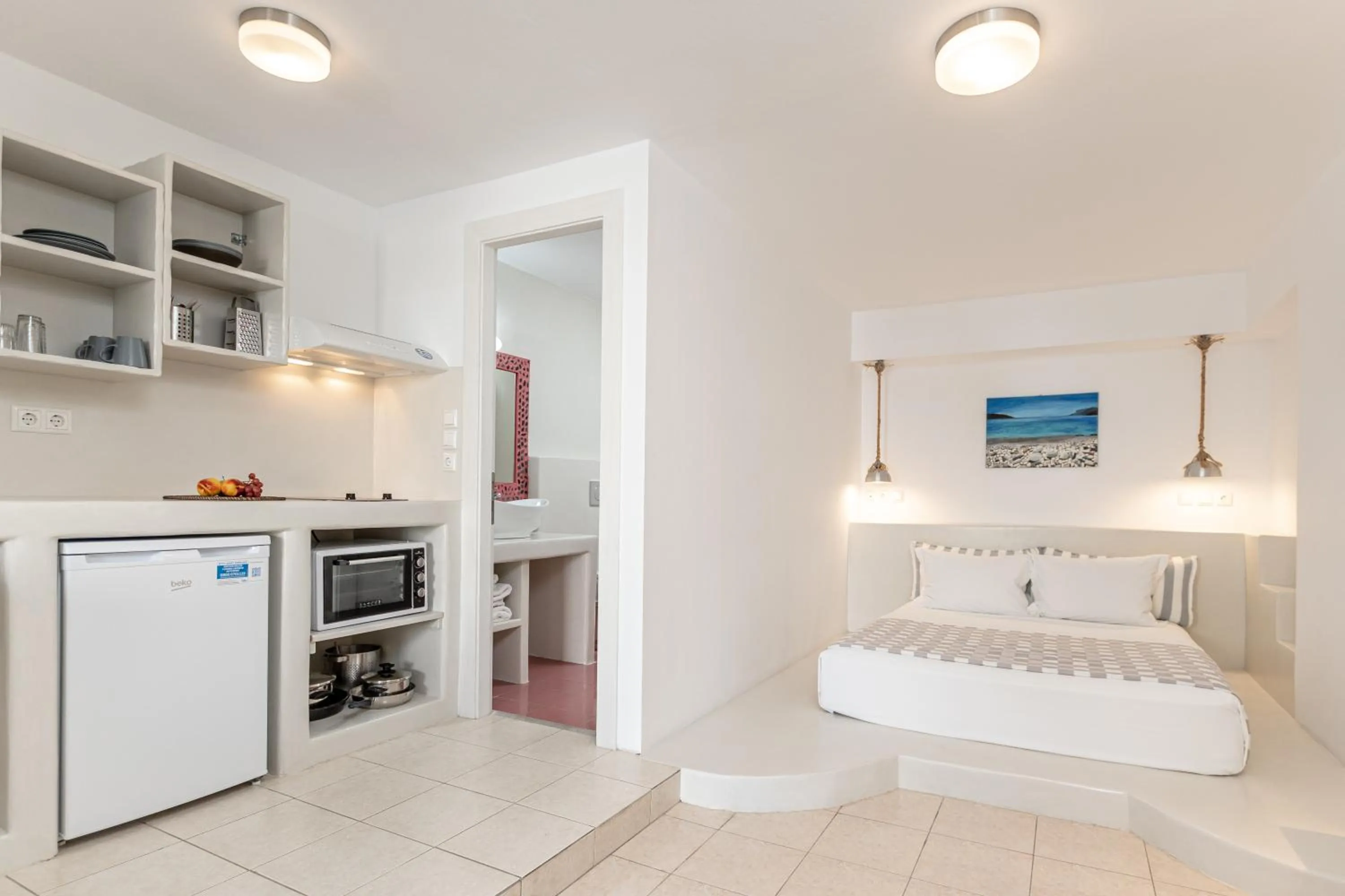 Bed in Annita's Village Hotel