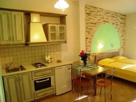Kitchen or kitchenette in Annita's Village Hotel