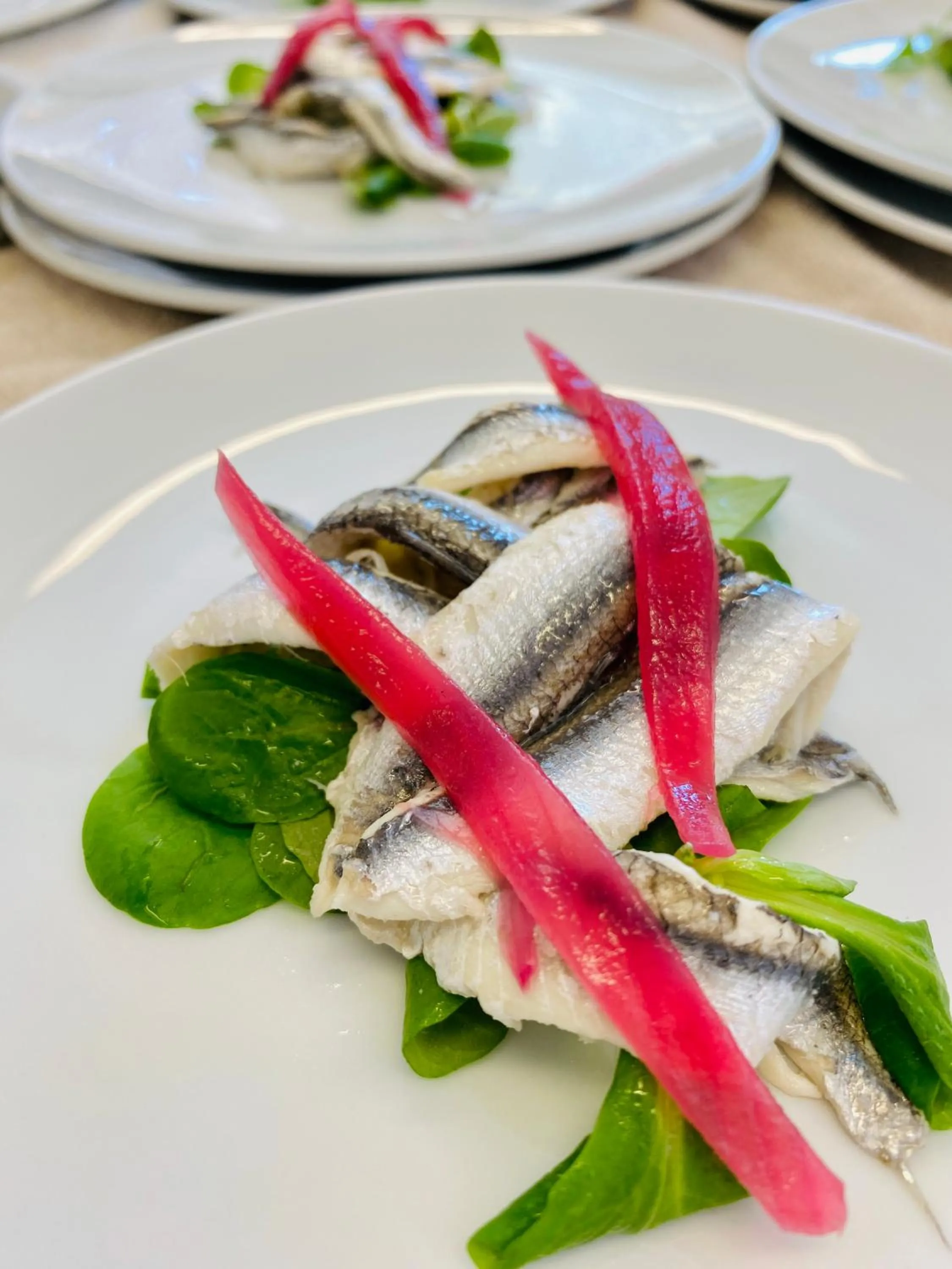 Food close-up in Aqua Hotel