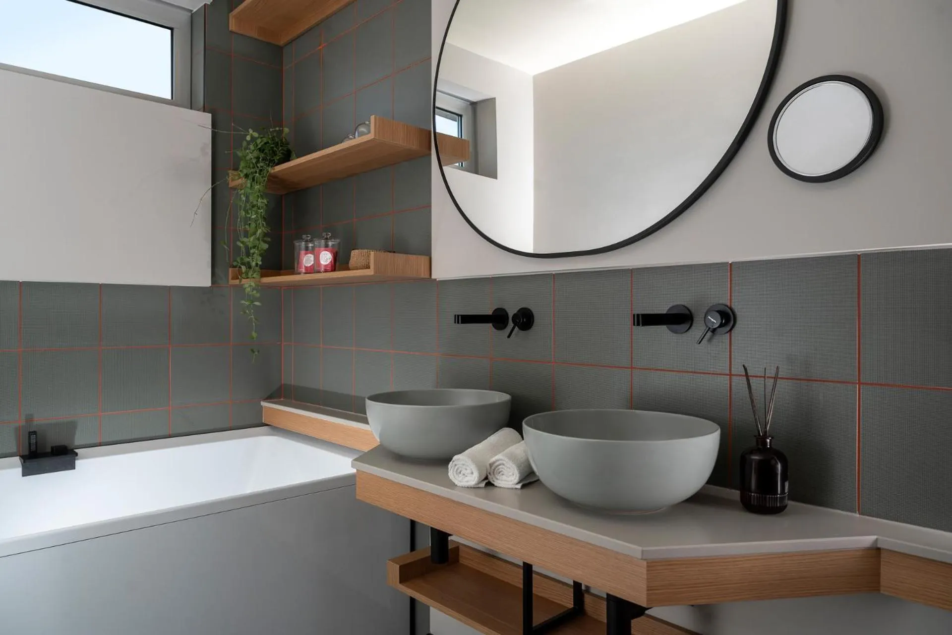 Bathroom in Aqua Hotel