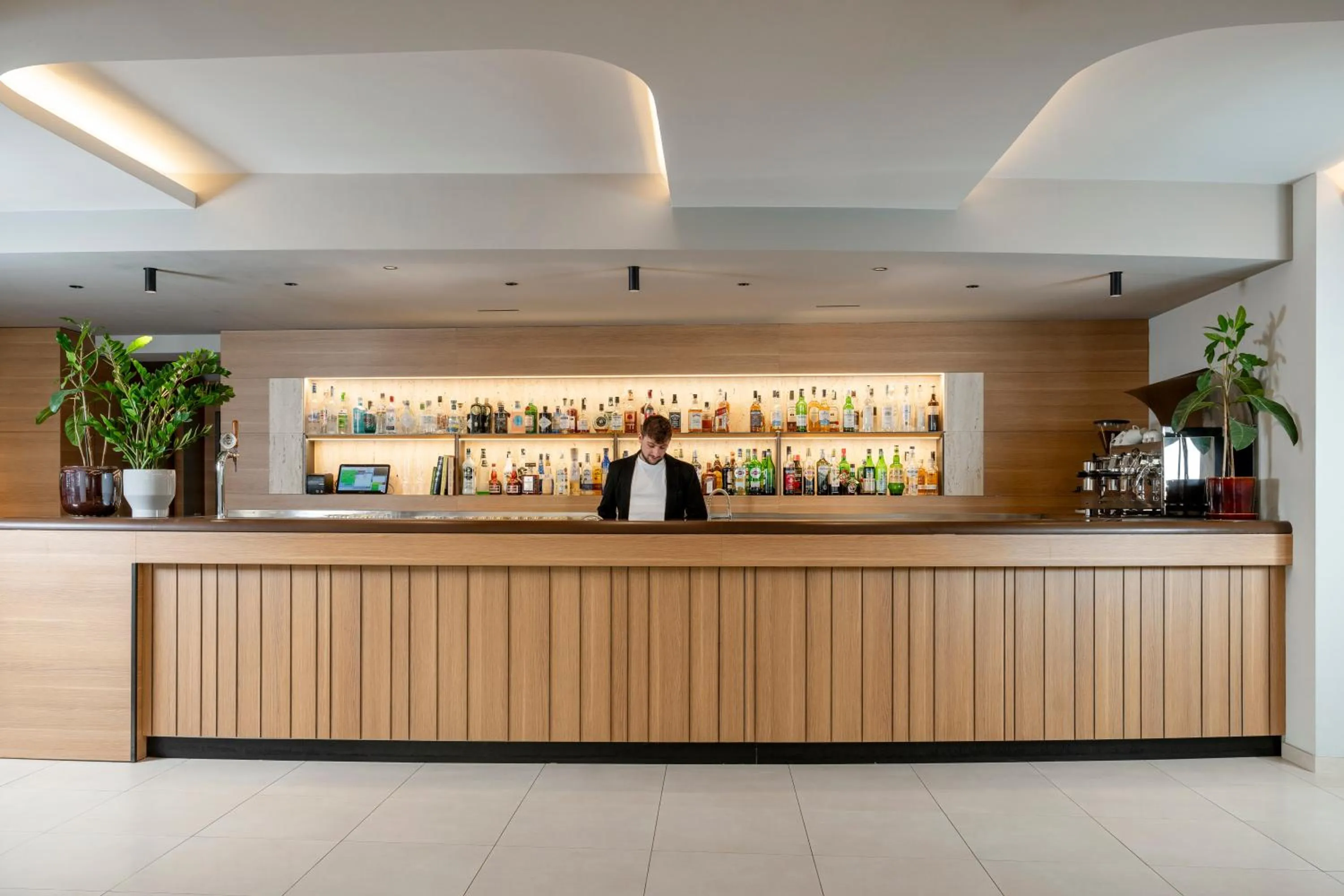 Lounge or bar in Aqua Hotel