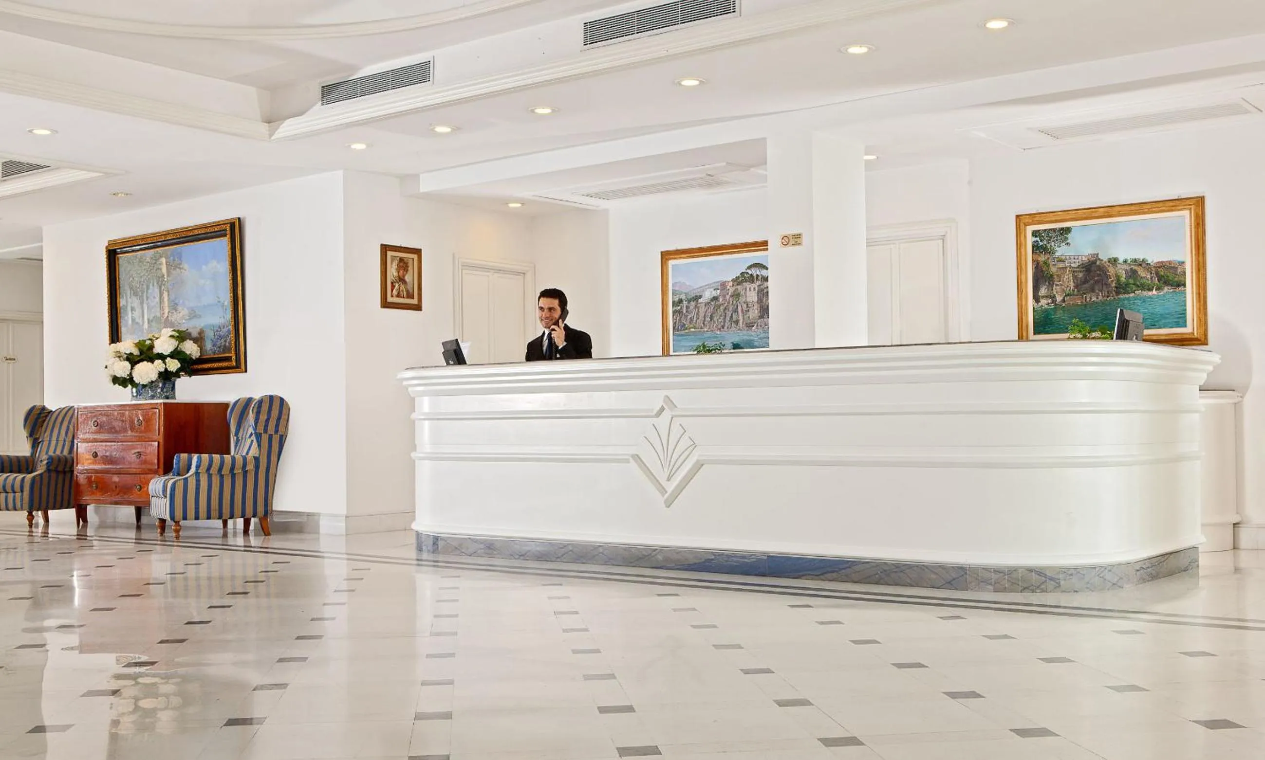 Lobby or reception in Grand Hotel Riviera