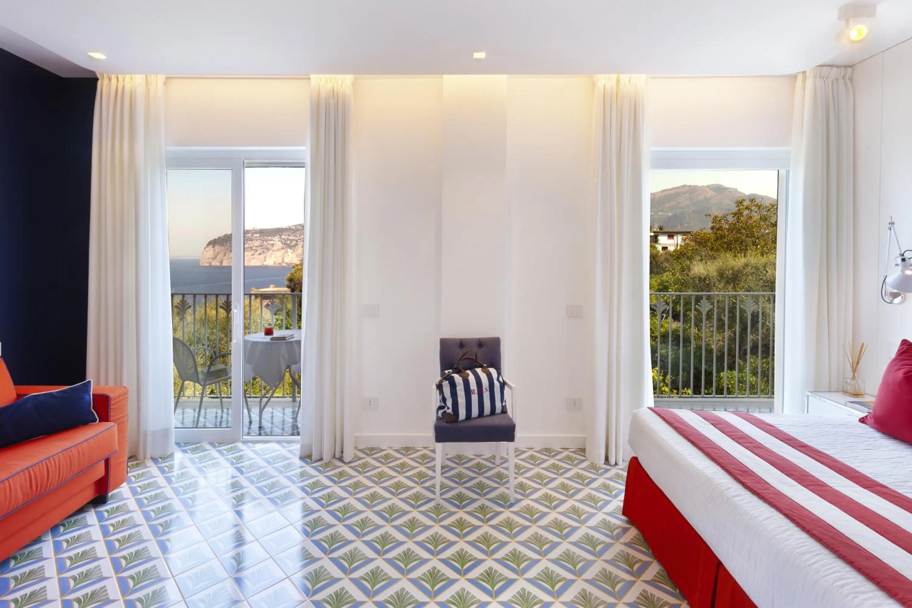 Bed in Grand Hotel Riviera