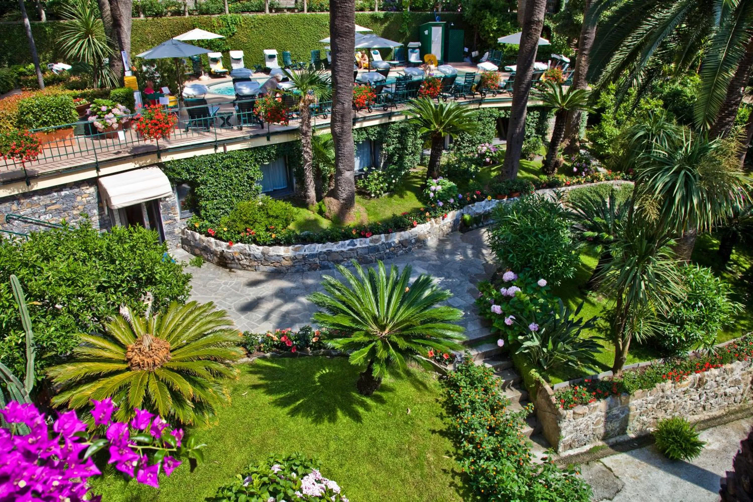 Garden in Hotel Metropole