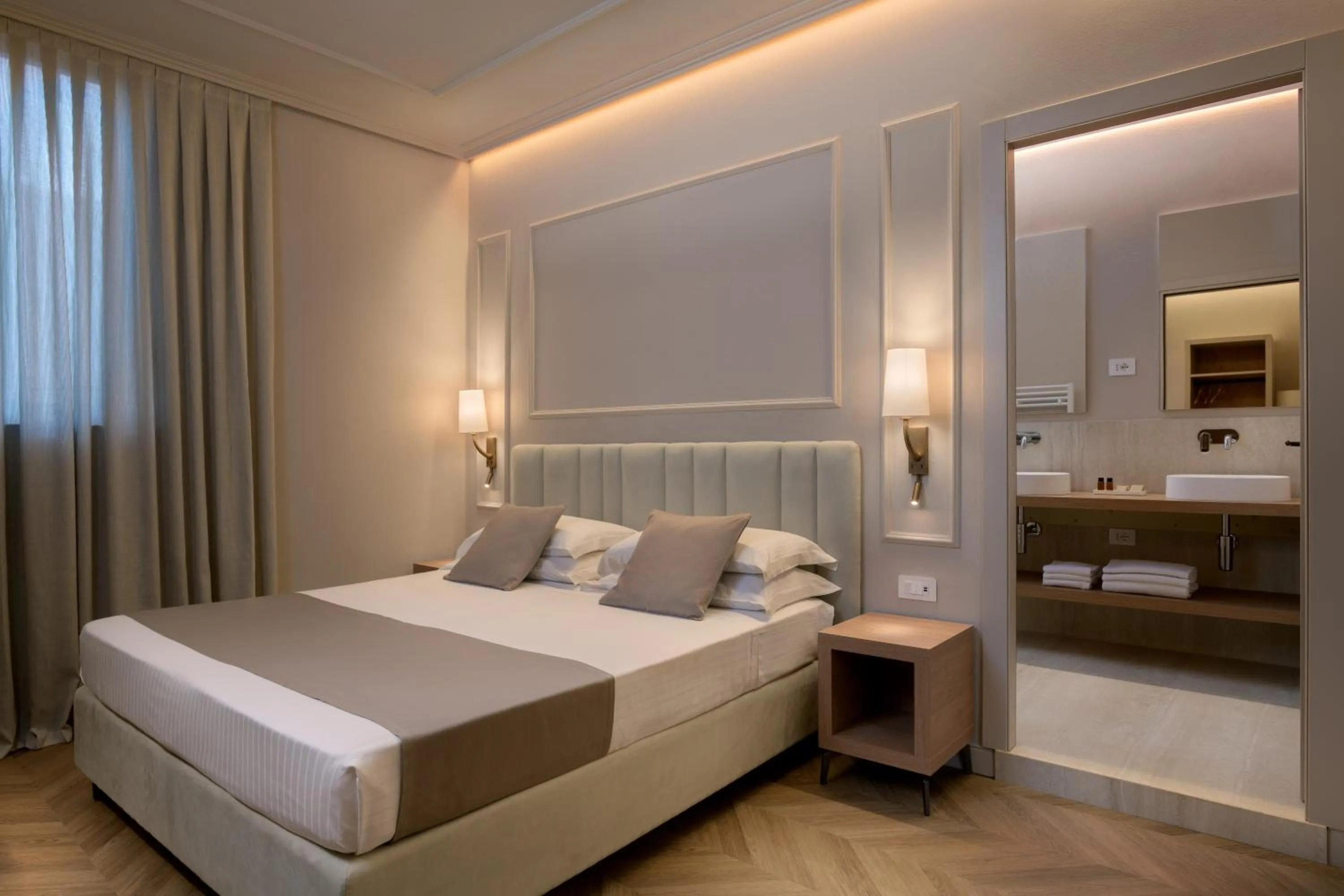 Bed in Hotel San Gregorio