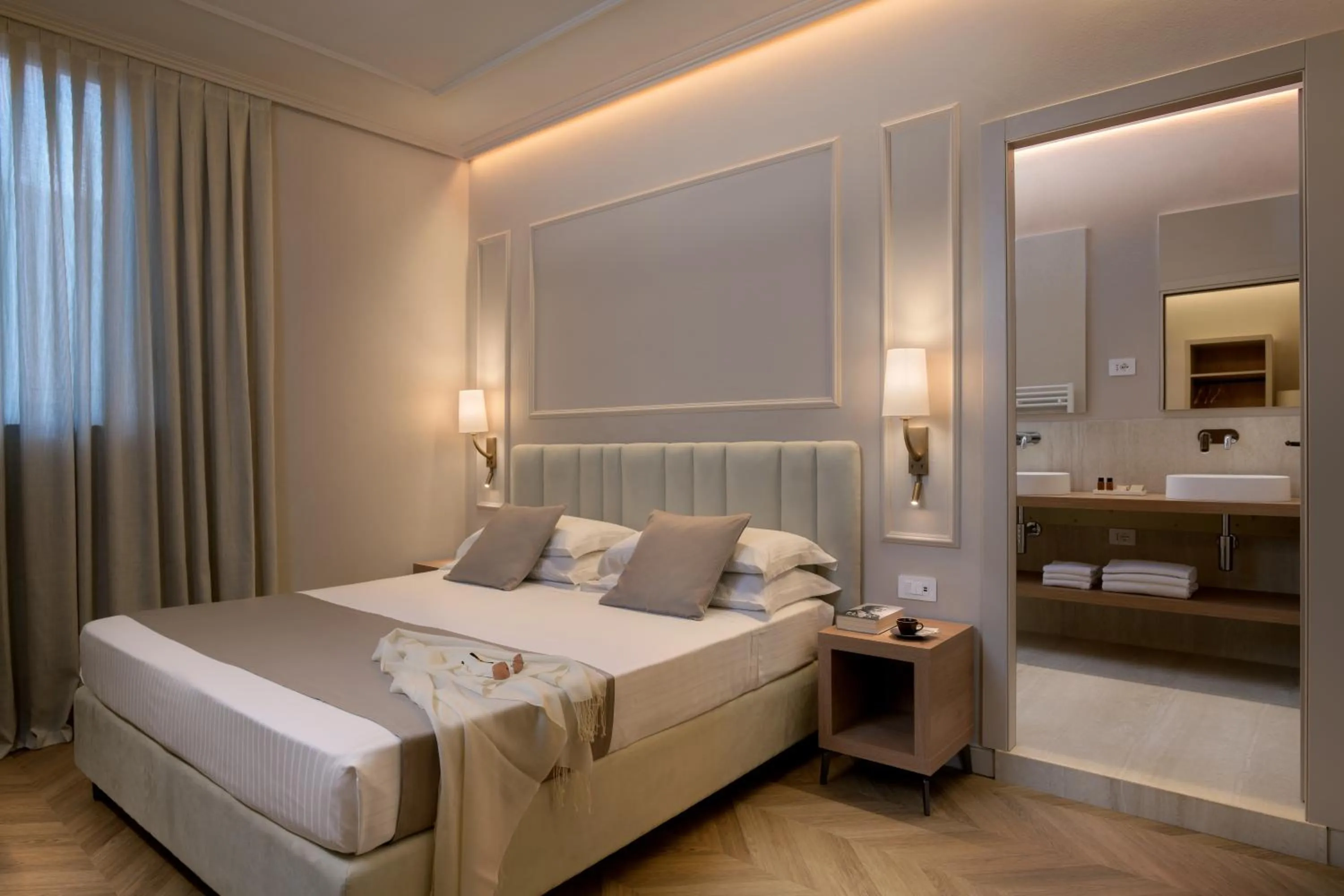 Bed in Hotel San Gregorio