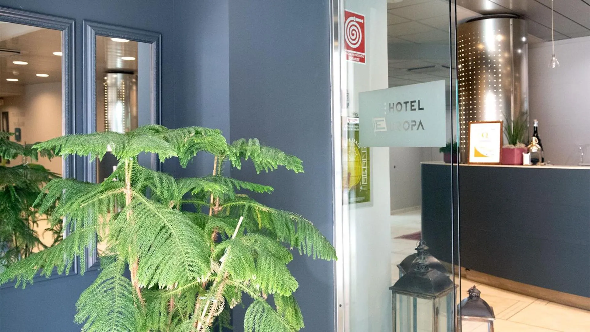 Facade/entrance in Hotel Europa