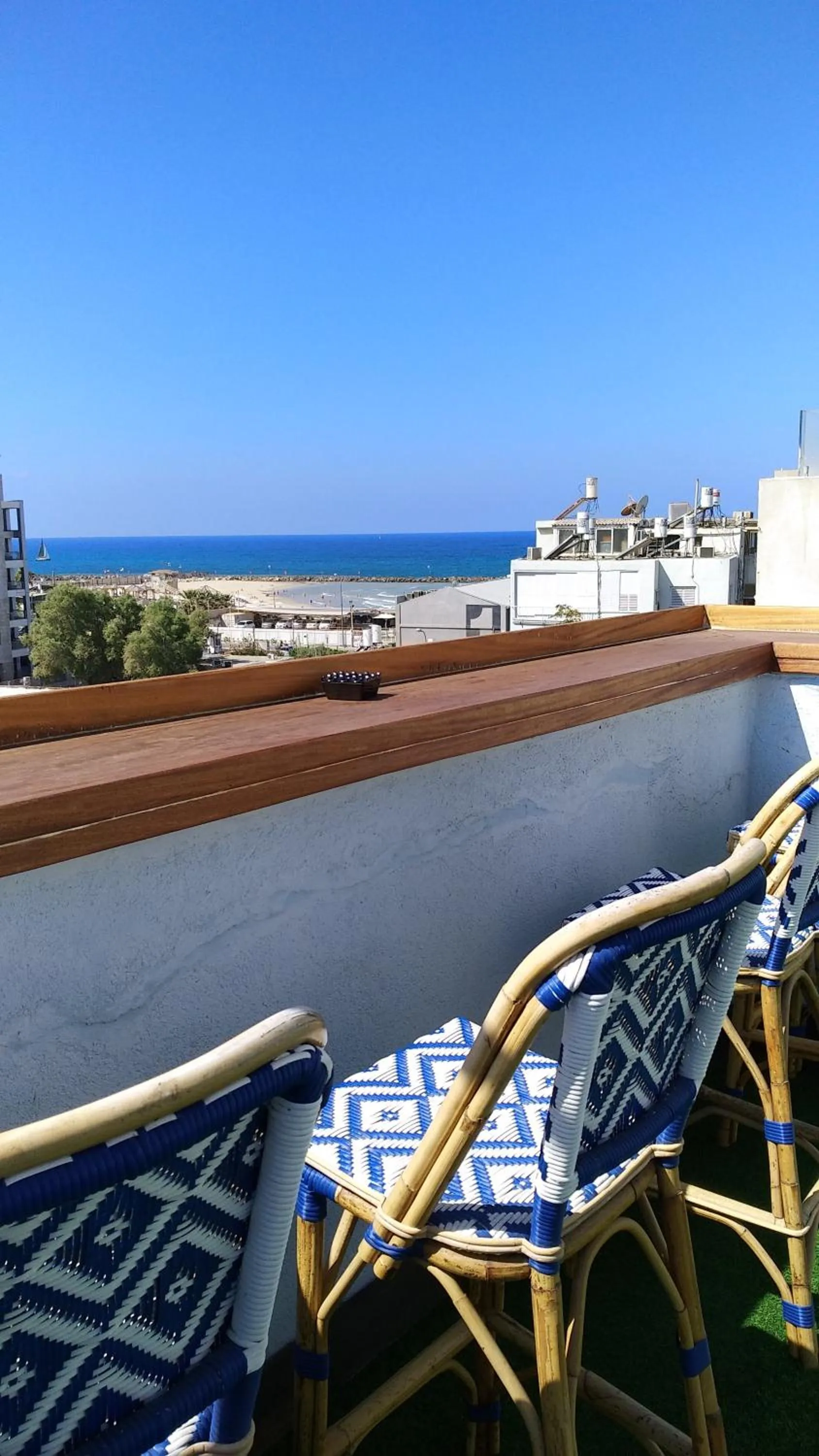 Sea view in The New Port Hotel TLV