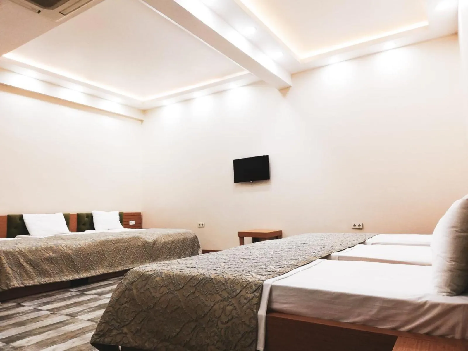 Bed in Quantum Hotel