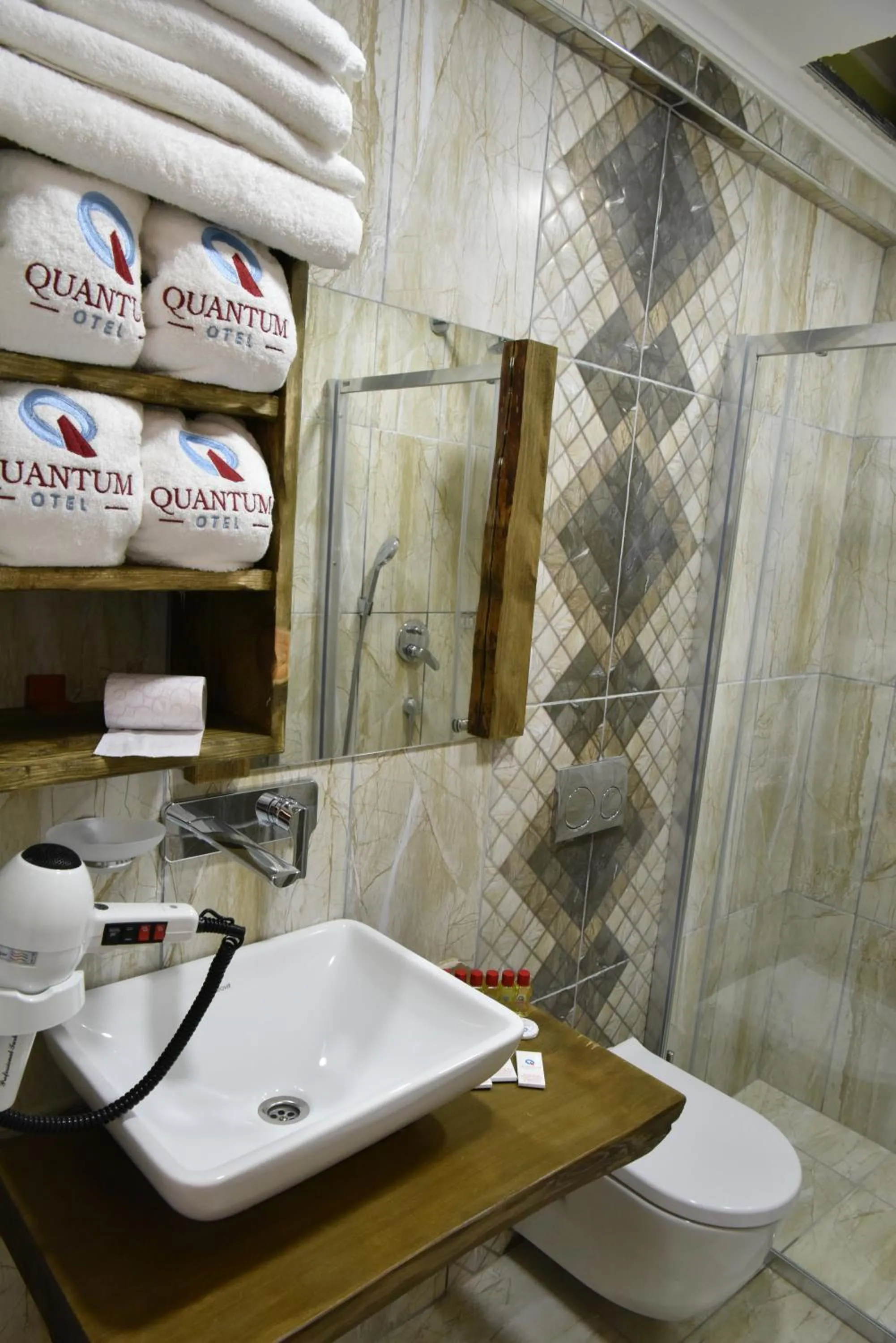 Decorative detail in Quantum Hotel