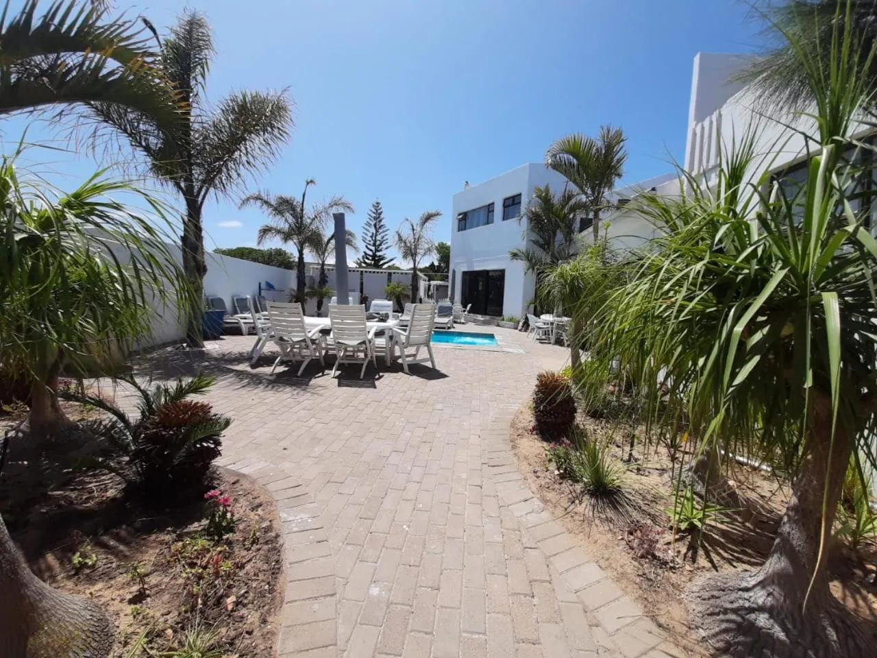 Patio in Au Plais De Langebaan at Palm Tree Villa