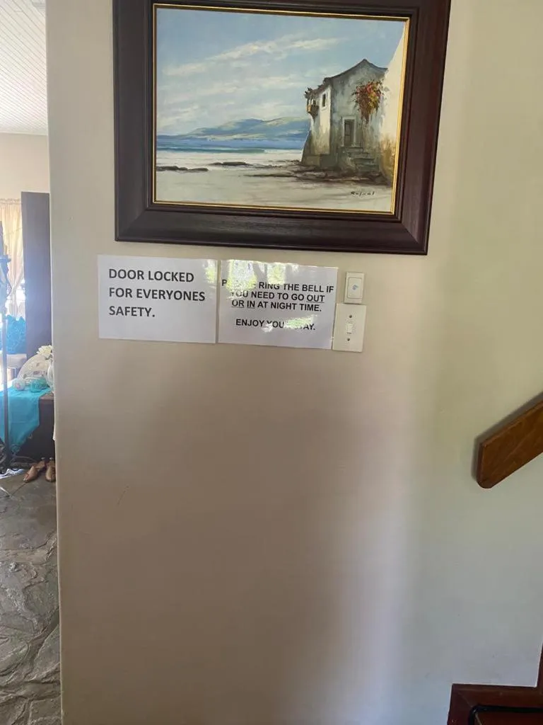 Text overlay in Au Plais De Langebaan at Palm Tree Villa