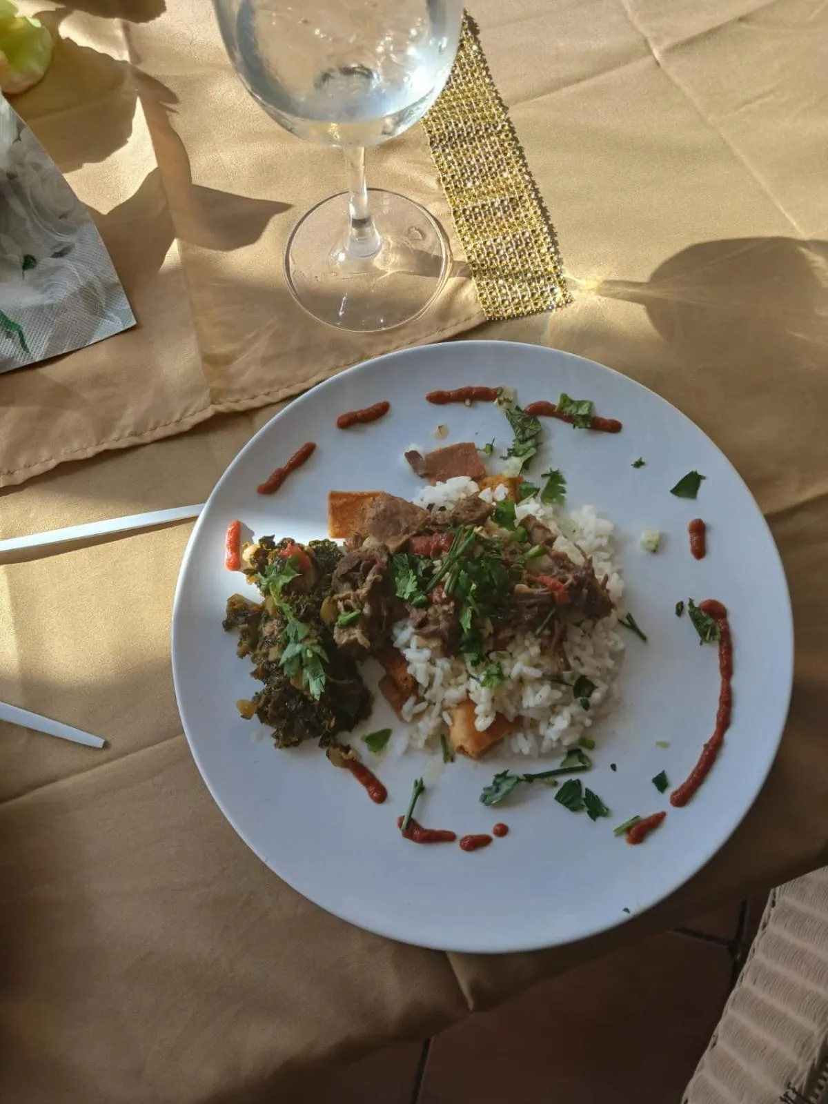 Food in Au Plais De Langebaan at Palm Tree Villa