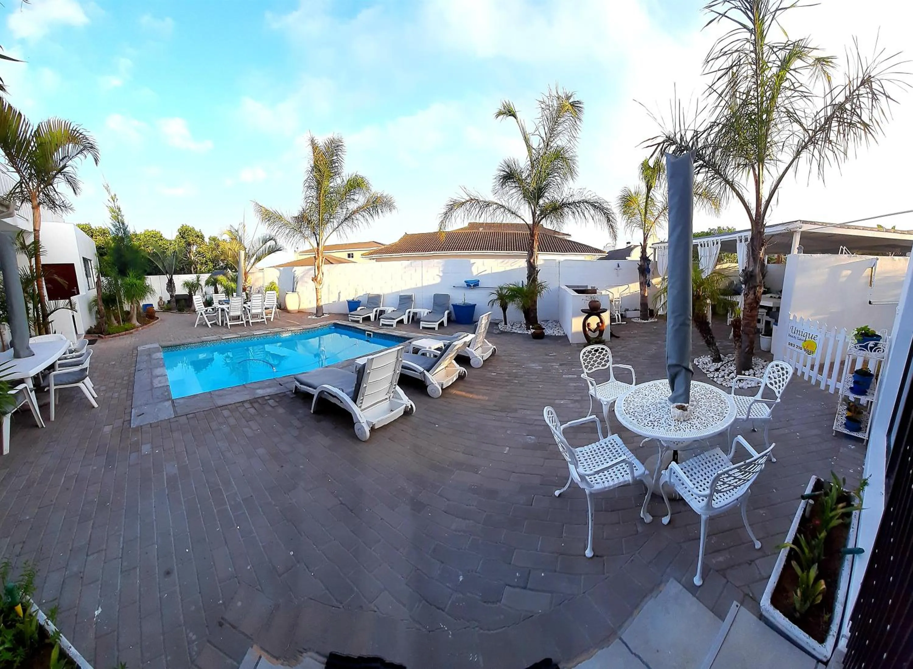 Swimming pool in Au Plais De Langebaan at Palm Tree Villa