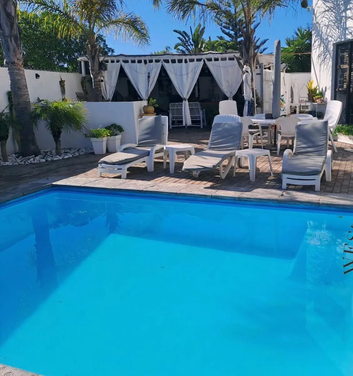 Swimming pool in Au Plais De Langebaan at Palm Tree Villa